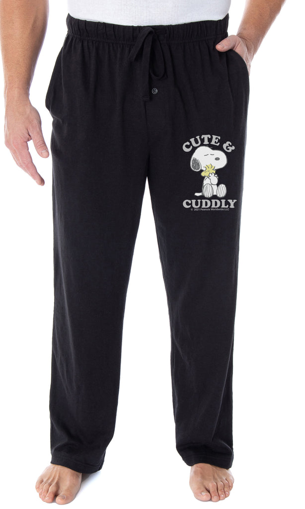 Peanuts Snoopy Men's Pajama Pants LOVE Loungewear Sleep Bottoms Lounge –  PJammy