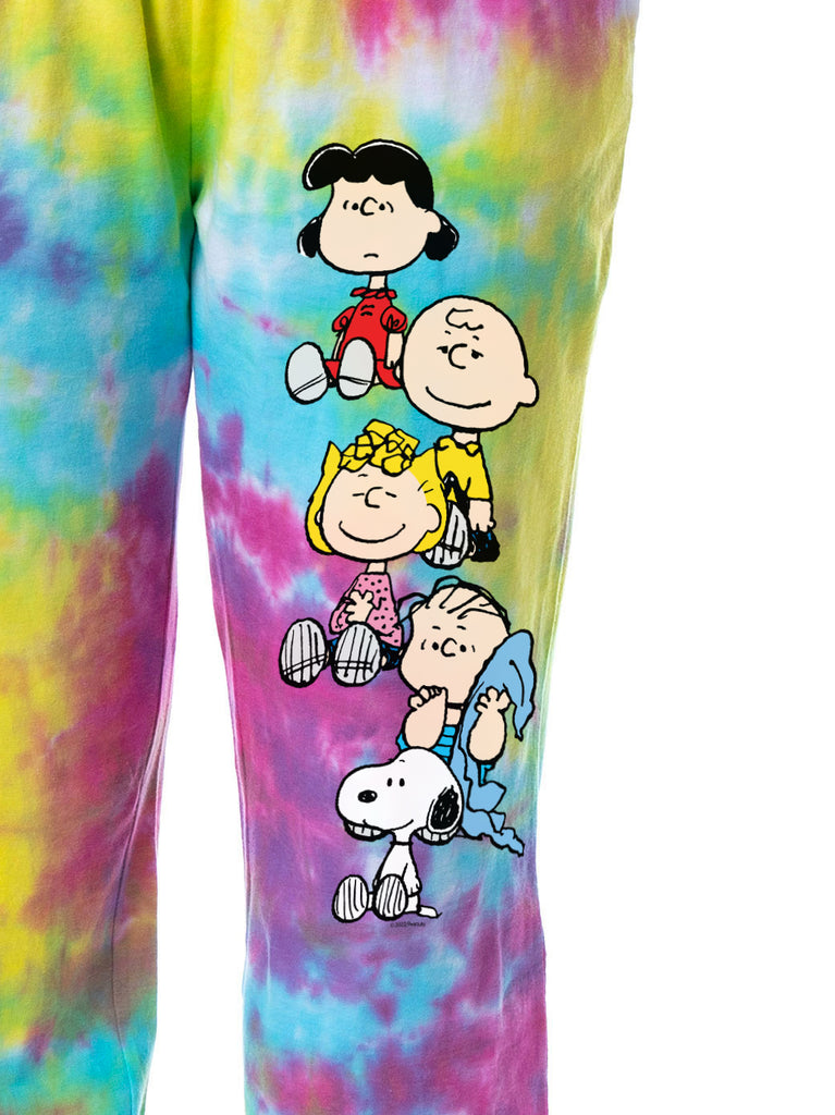 Peanuts Mens' Charlie Brown Snoopy Sleep Jogger Pajama Pants For Adults  (Medium)