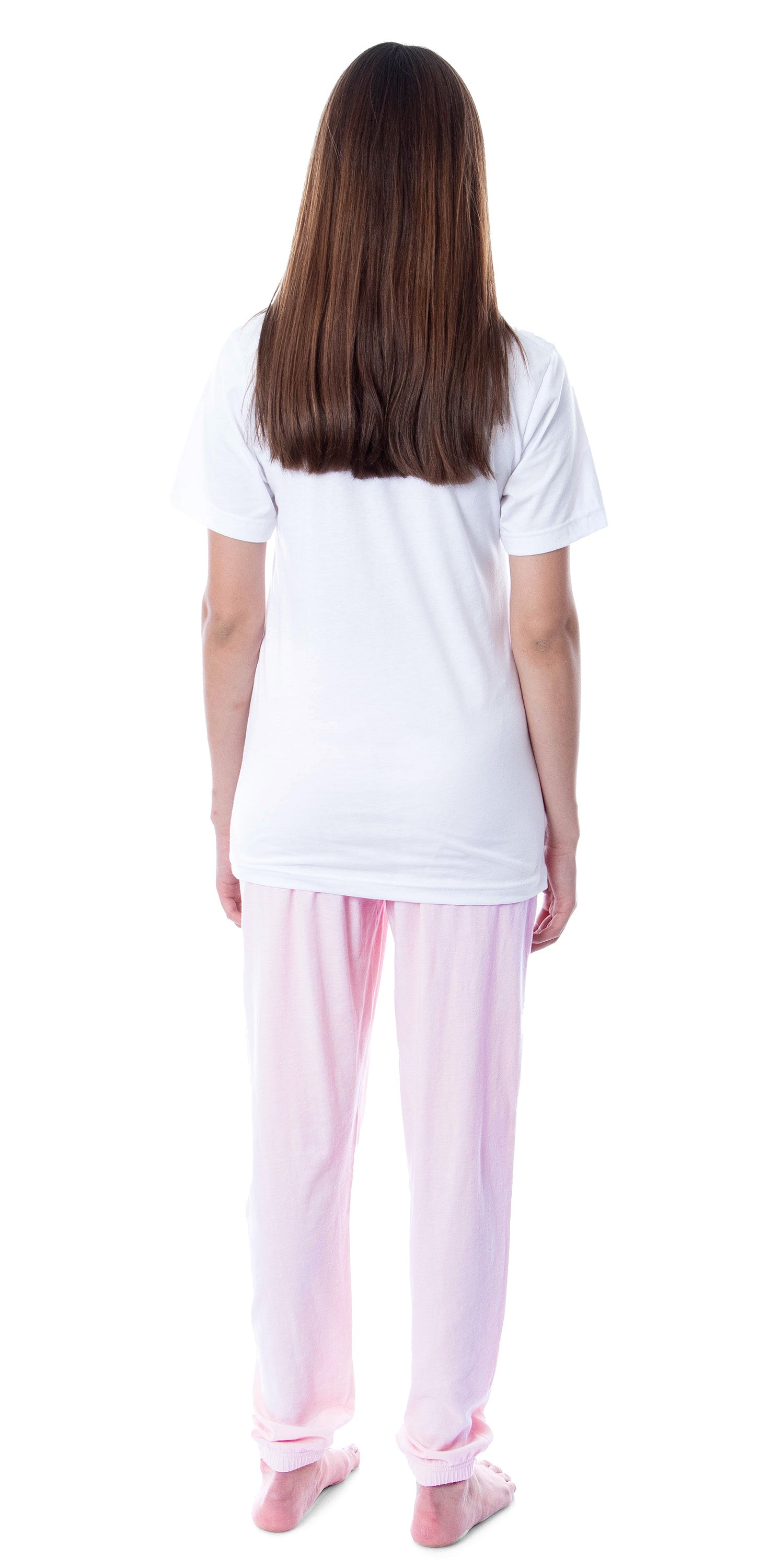 Peanuts Womens' Snoopy Dream Comic Flower Relaxing Sleep Jogger Pajama Set