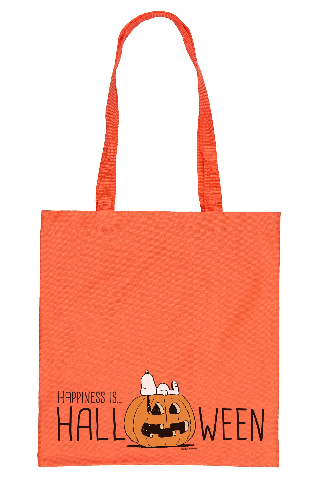 Peanuts Snoopy Happiness Is Halloween Tote Bag Single Compartment Utility Medium