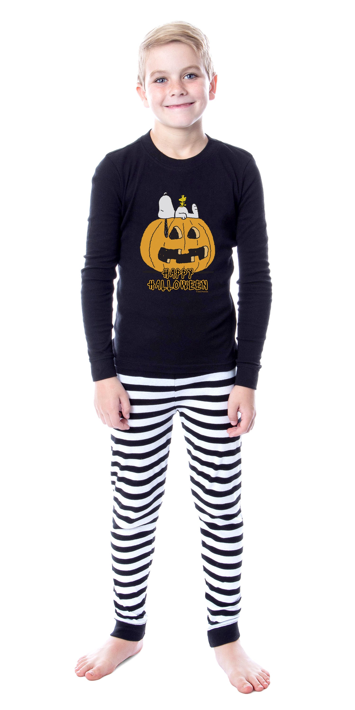 Peanuts Boys' Happy Halloween Snoopy Sleep Pajama Set For Kids