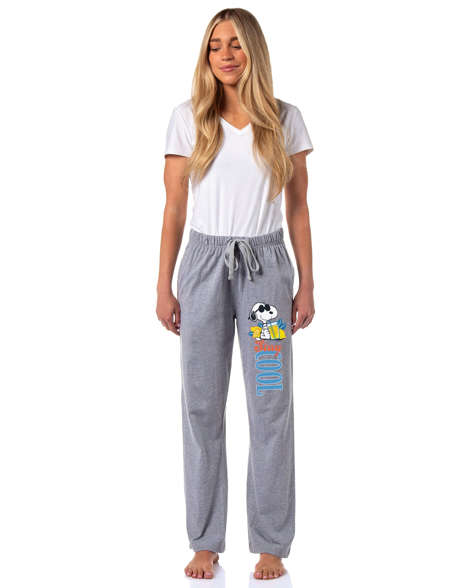 Peanuts Pajama Pants Women's Joe Cool Snoopy Stay Cool Sleepwear