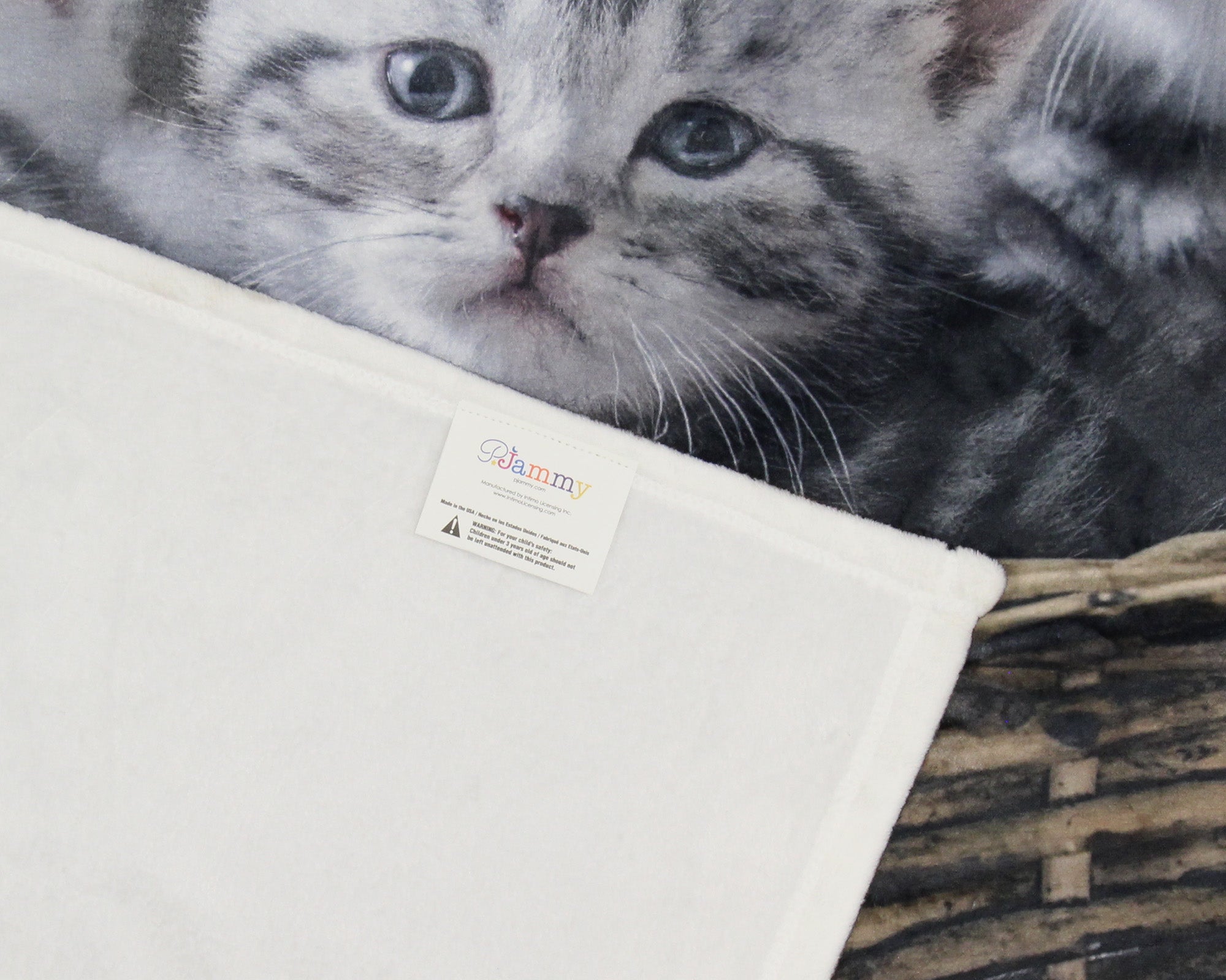 Kitten Love Kitty Blanket Super Soft Silk Touch Plush Fleece Throw 50" X 60"
