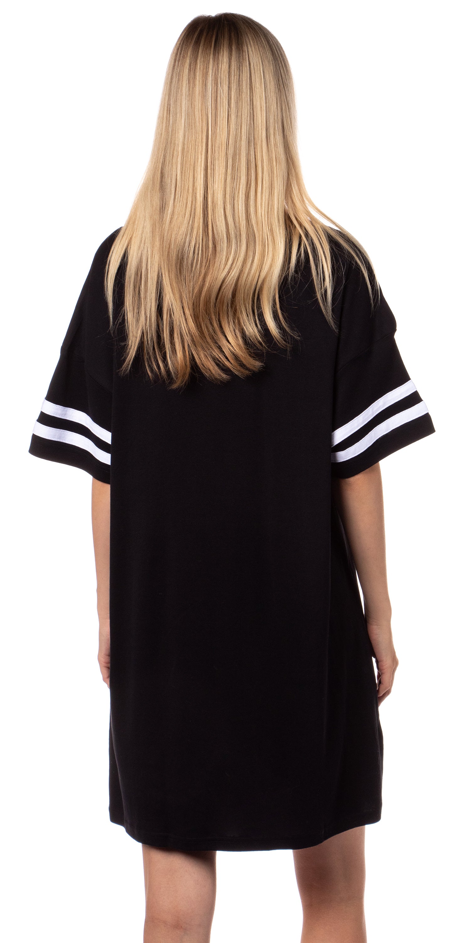 Women's Multiple Colors Available Varsity Varsity Nightgown Pajama Shirt Dress For Adults