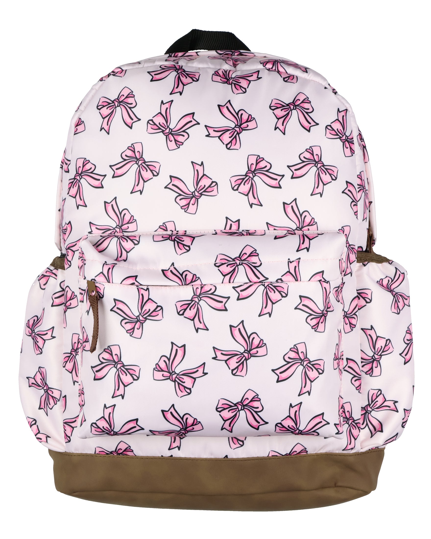 Pretty Pink Bows Coquette 16" Backpack Travel School Book Bag for Daily Use