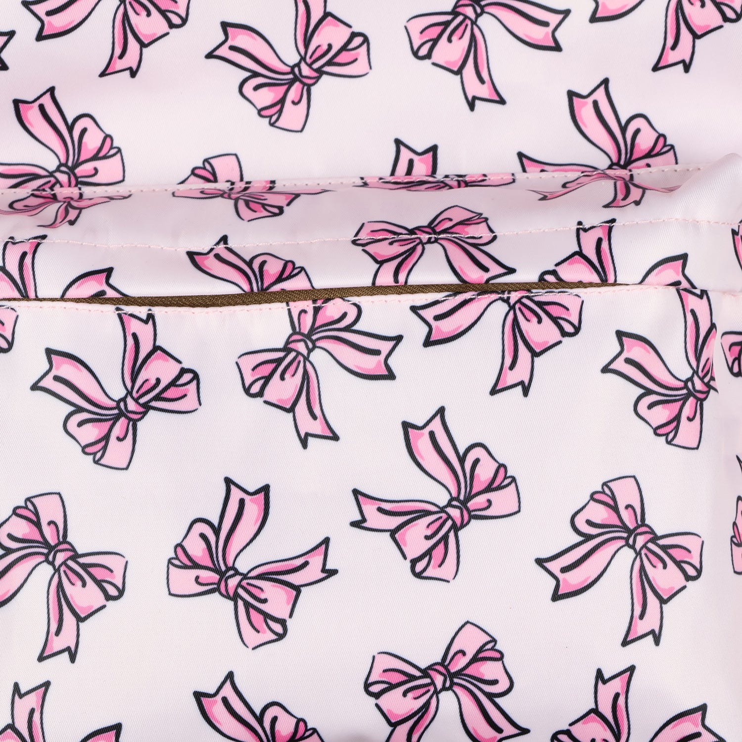 Pretty Pink Bows Coquette 16" Backpack Travel School Book Bag for Daily Use