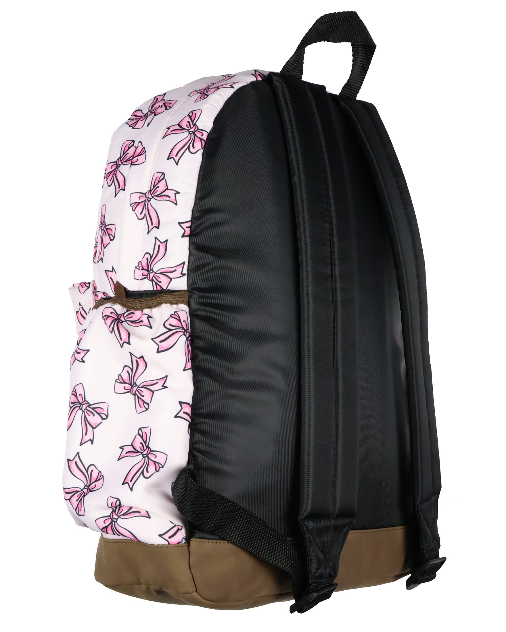Pretty Pink Bows Coquette 16" Backpack Travel School Book Bag for Daily Use