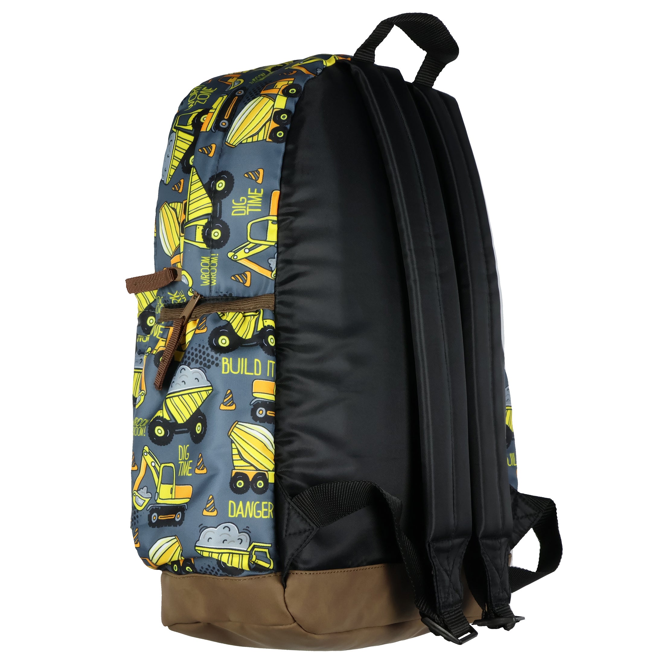 Dump Trucks 16" Backpack Construction Vehicles Travel School Book Bag
