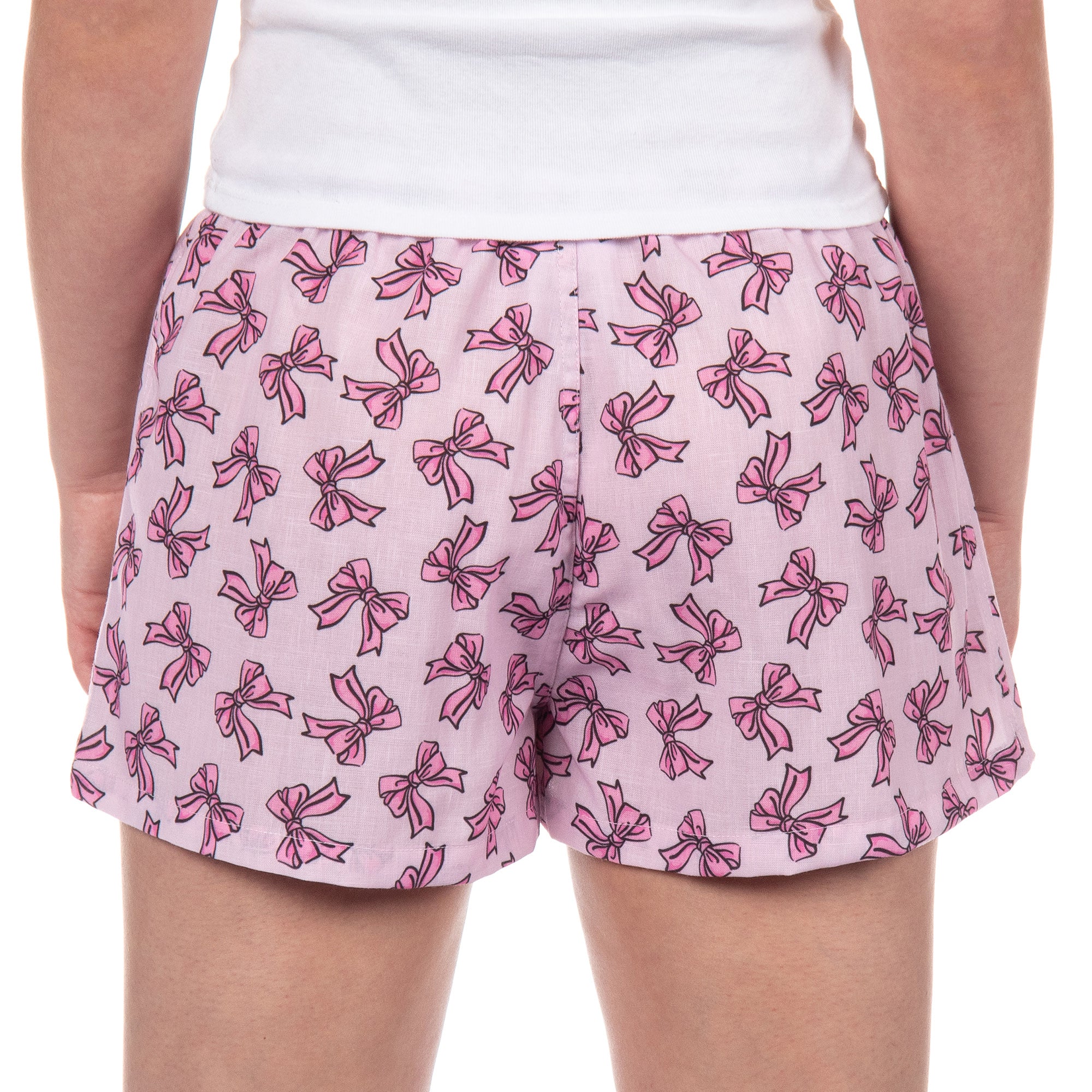 Women's Pajama Boxer Sleep Shorts Micro Boyshorts Lounge Bottoms