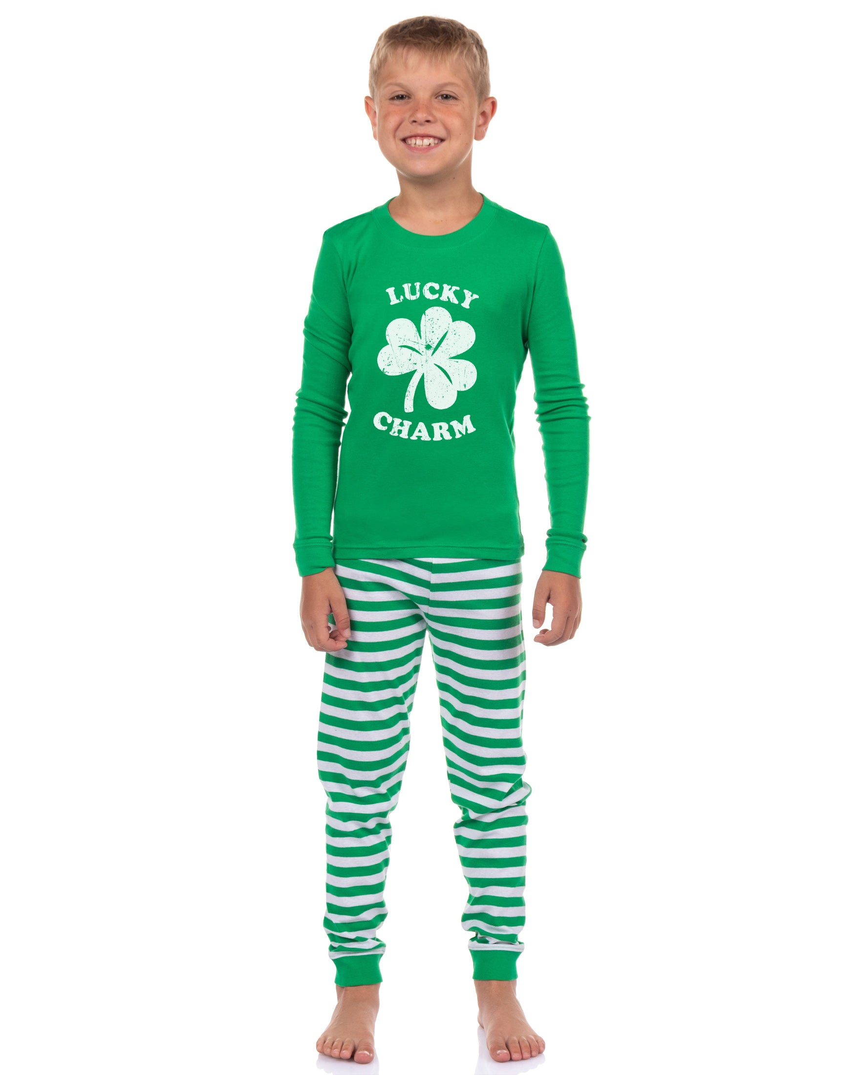 PJammy Lucky Charm 2-Piece St. Patrick's Day Tight Fit Family Pajama Set
