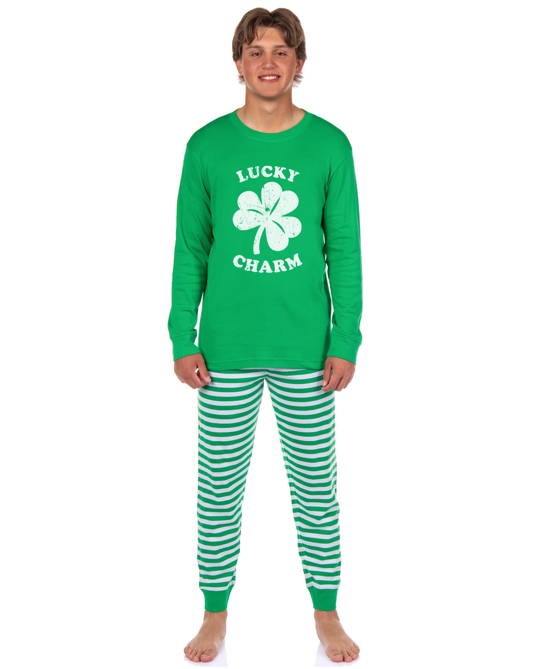 PJammy Lucky Charm 2-Piece St. Patrick's Day Tight Fit Family Pajama Set