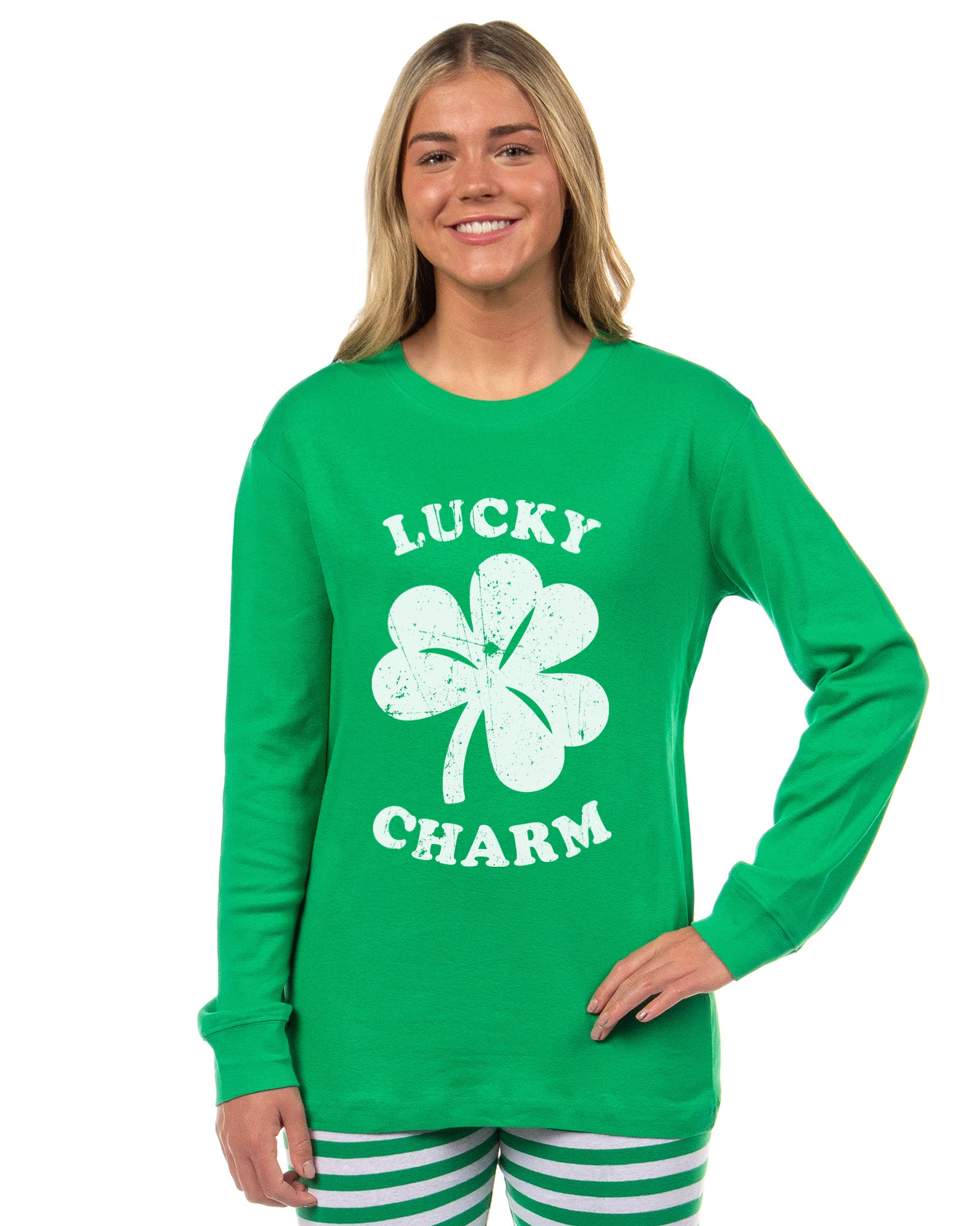 PJammy Lucky Charm 2-Piece St. Patrick's Day Tight Fit Family Pajama Set