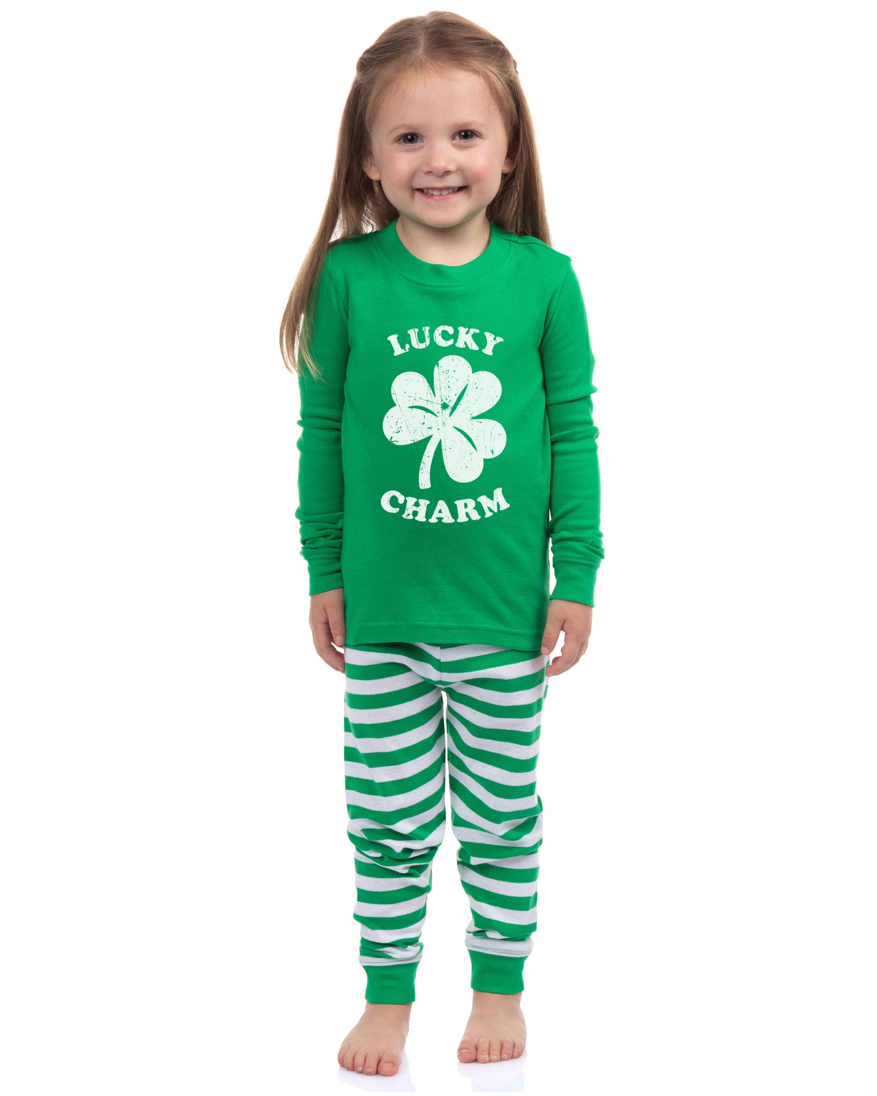 PJammy Lucky Charm 2-Piece St. Patrick's Day Tight Fit Family Pajama Set