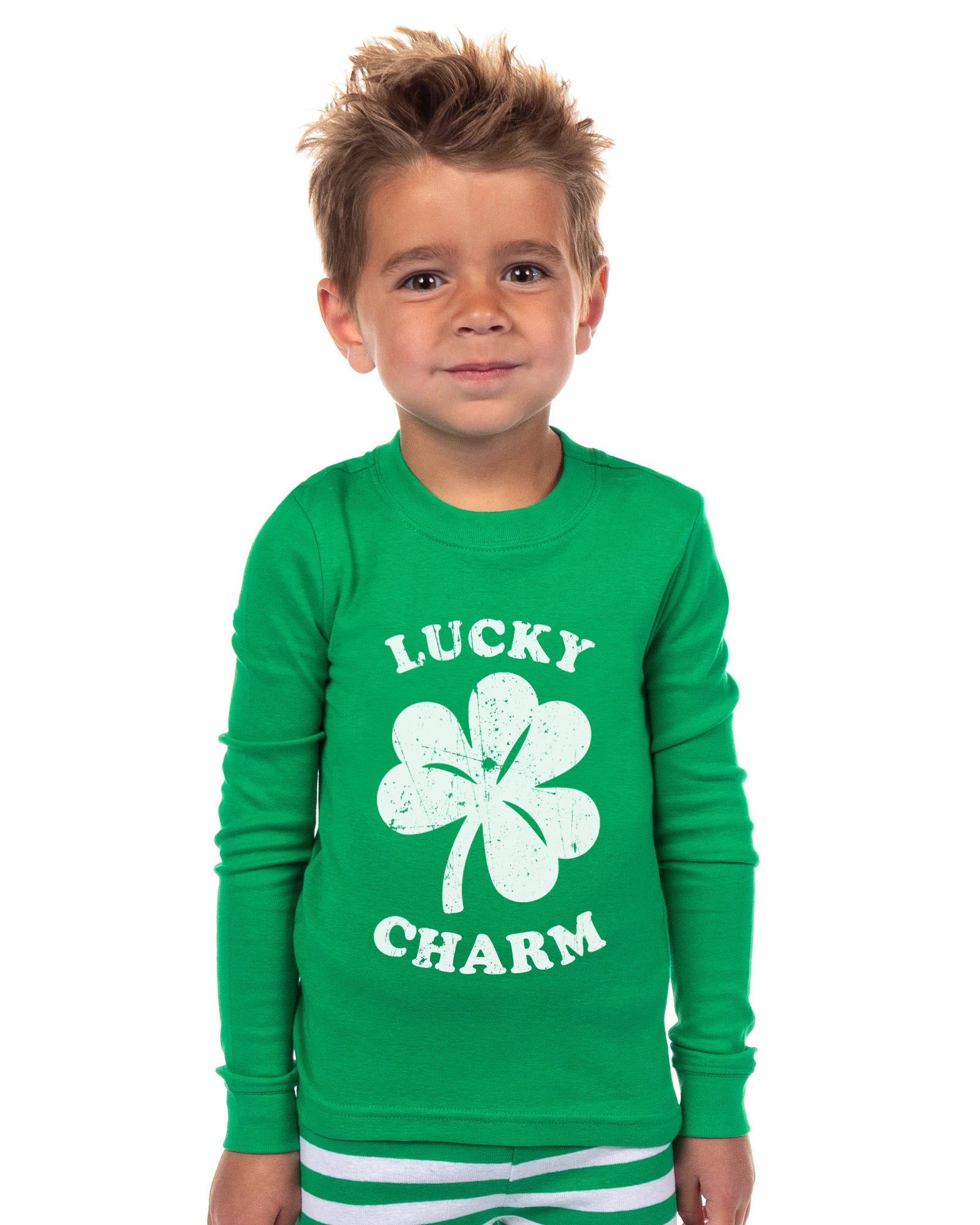 PJammy Lucky Charm 2-Piece St. Patrick's Day Tight Fit Family Pajama Set