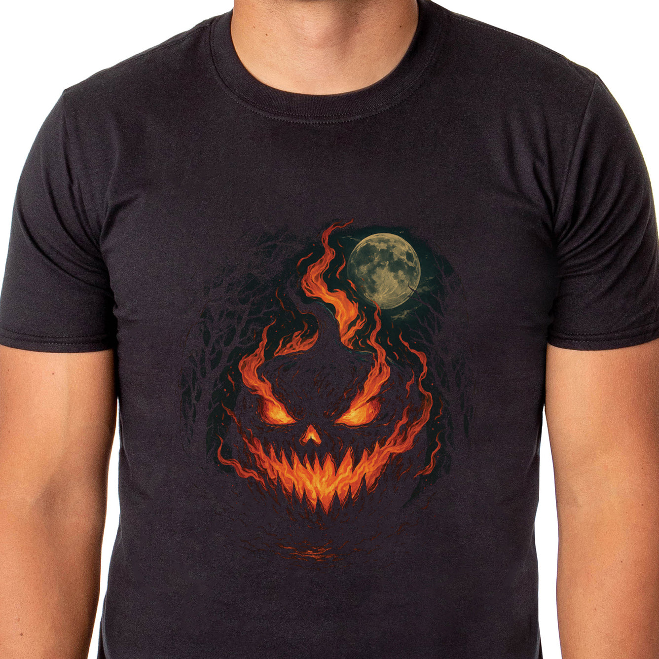 PJammy Halloween T-Shirt Men's Horror Short-Sleeve Tee