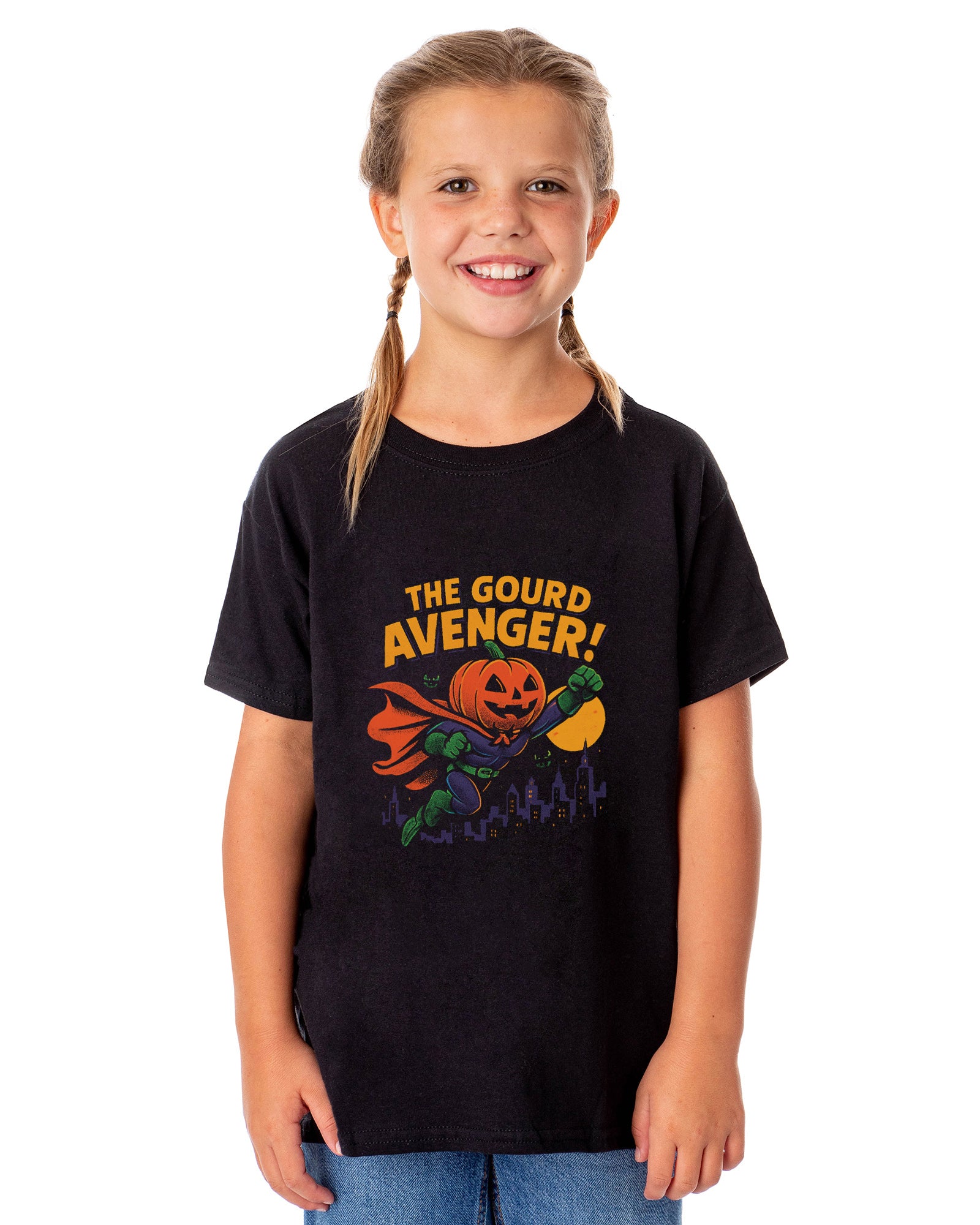 PJammy Halloween T-Shirt Boys' Gourd Avenger Short Sleeve Tee