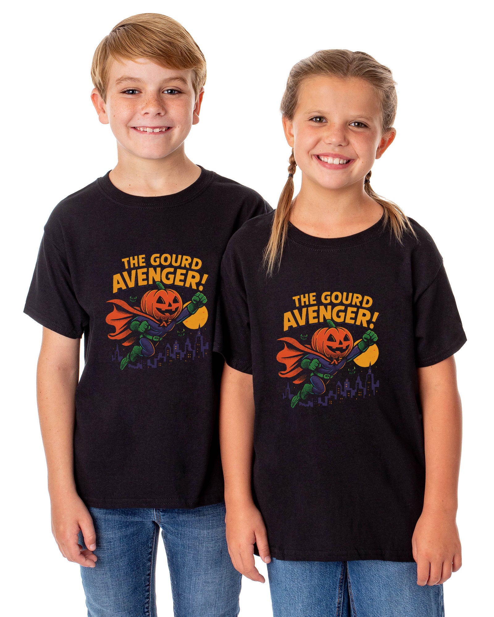 PJammy Halloween T-Shirt Boys' Gourd Avenger Short Sleeve Tee