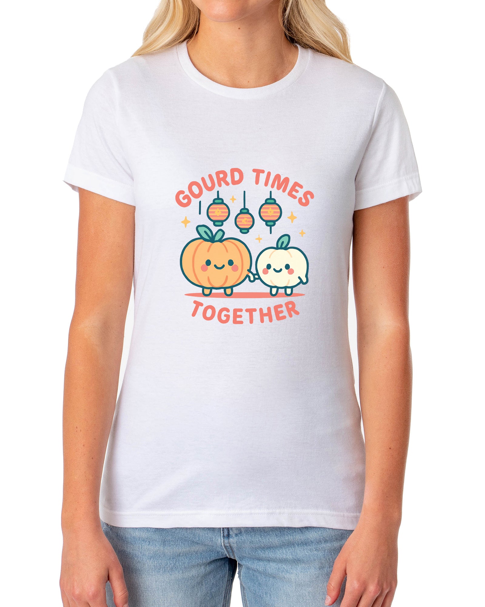 PJammy Halloween T-Shirt Women's Gourd Times Together Short Sleeve Tee