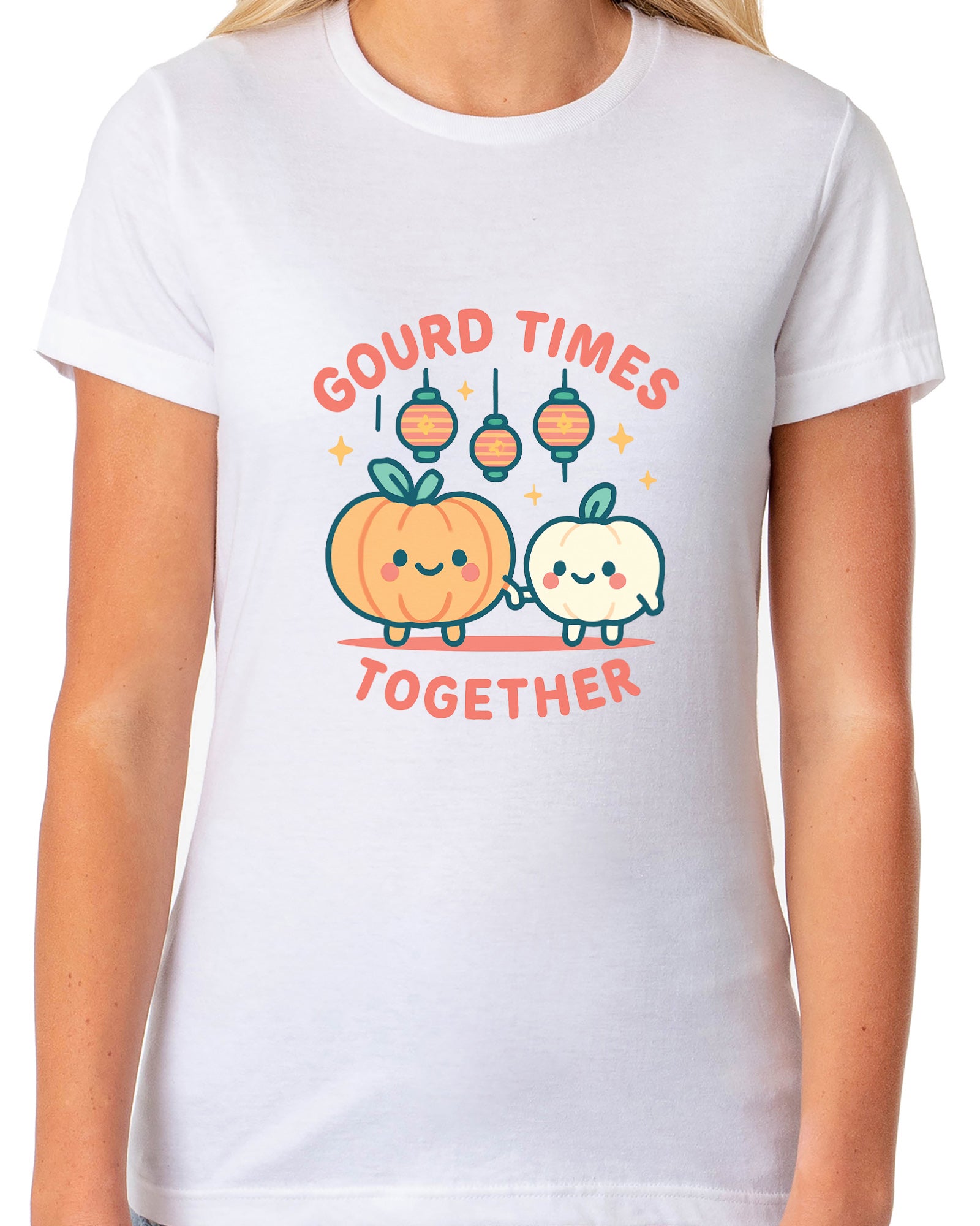 PJammy Halloween T-Shirt Women's Gourd Times Together Short Sleeve Tee