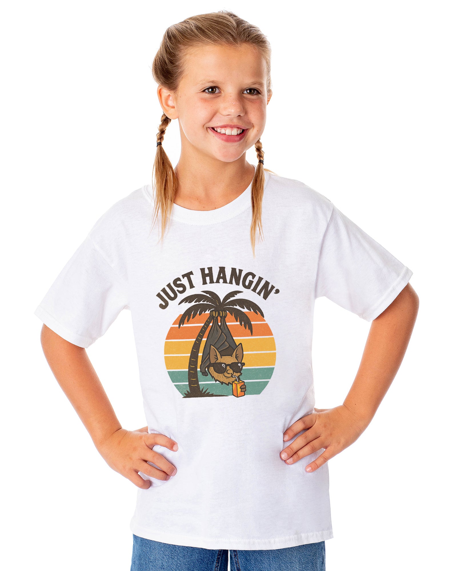 PJammy Halloween T-Shirt Girls Palm Tree Vibe Short Sleeve Tee