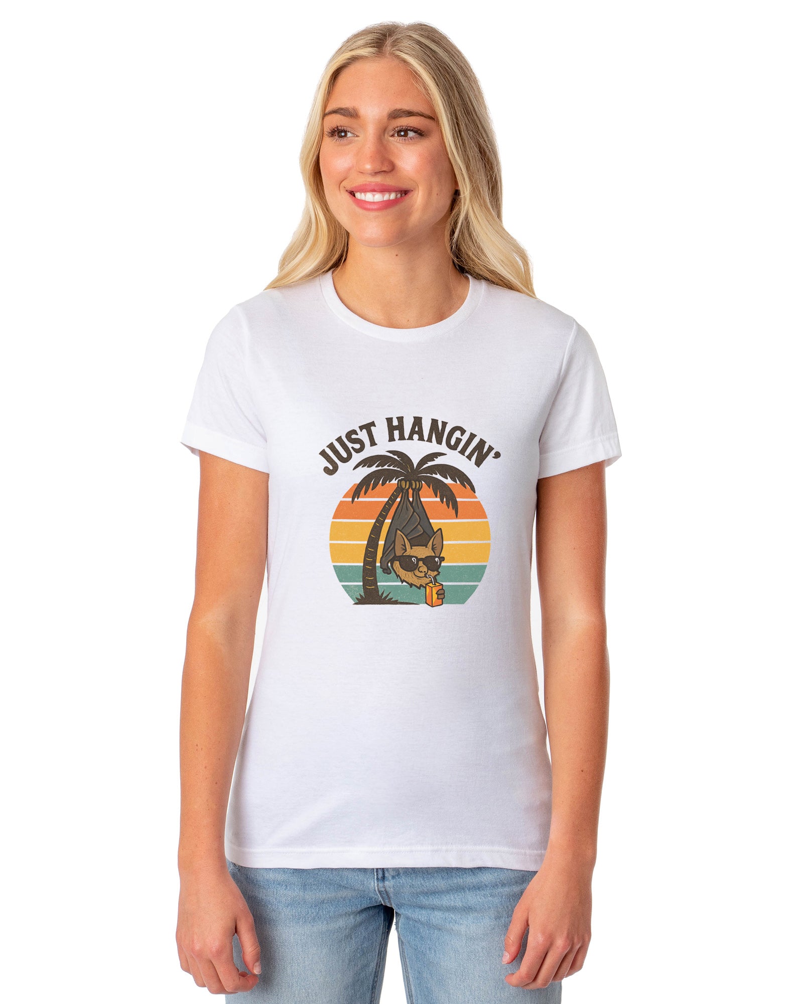 PJammy Halloween T-Shirt Women's Just Hangin Short Sleeve Tee