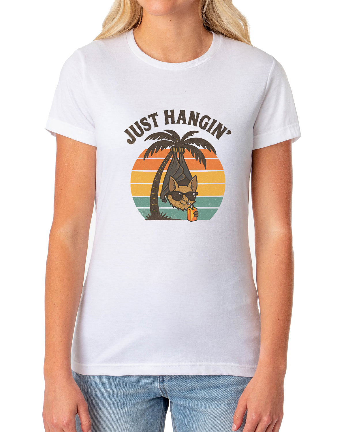 PJammy Halloween T-Shirt Women's Just Hangin Short Sleeve Tee