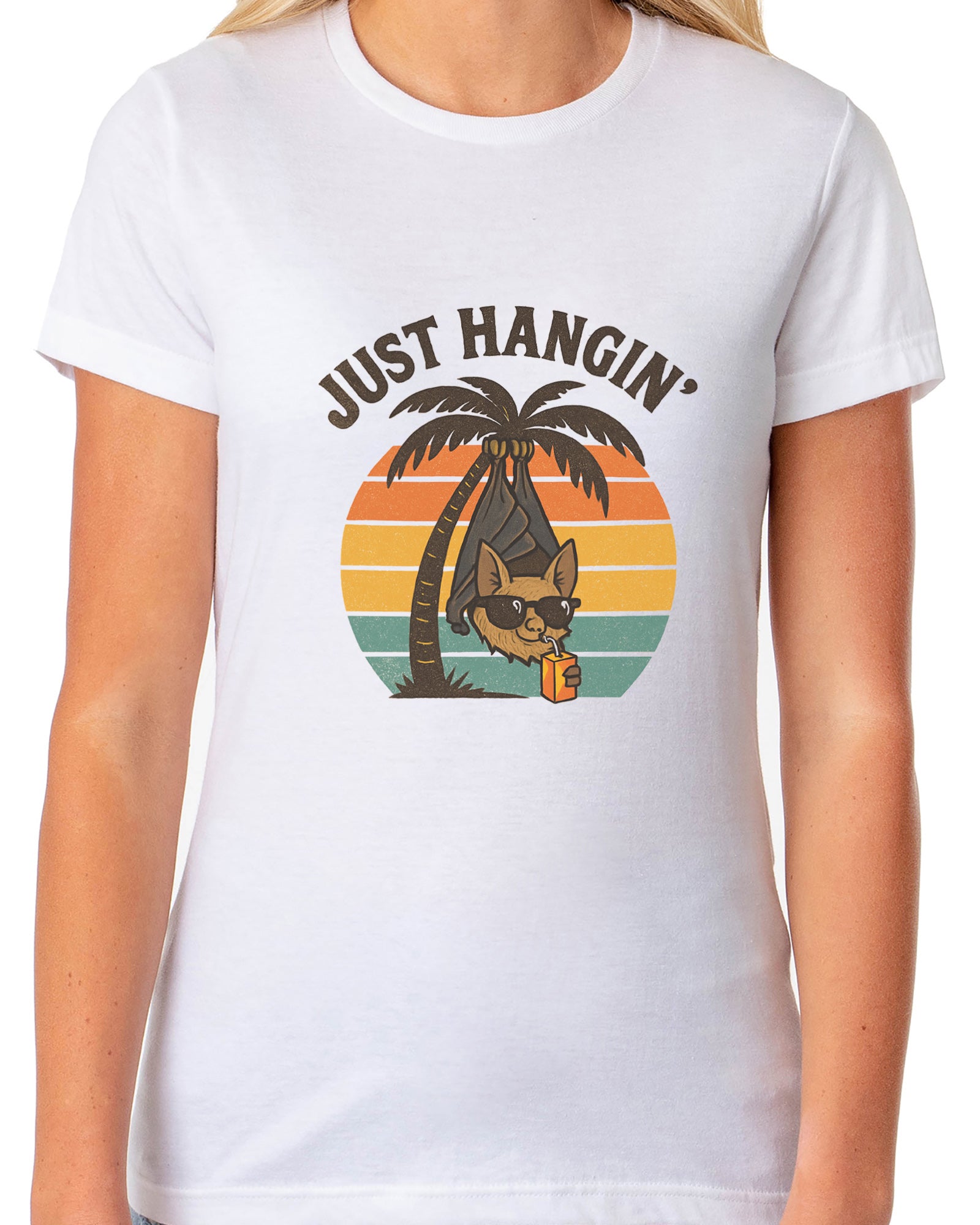 PJammy Halloween T-Shirt Women's Just Hangin Short Sleeve Tee