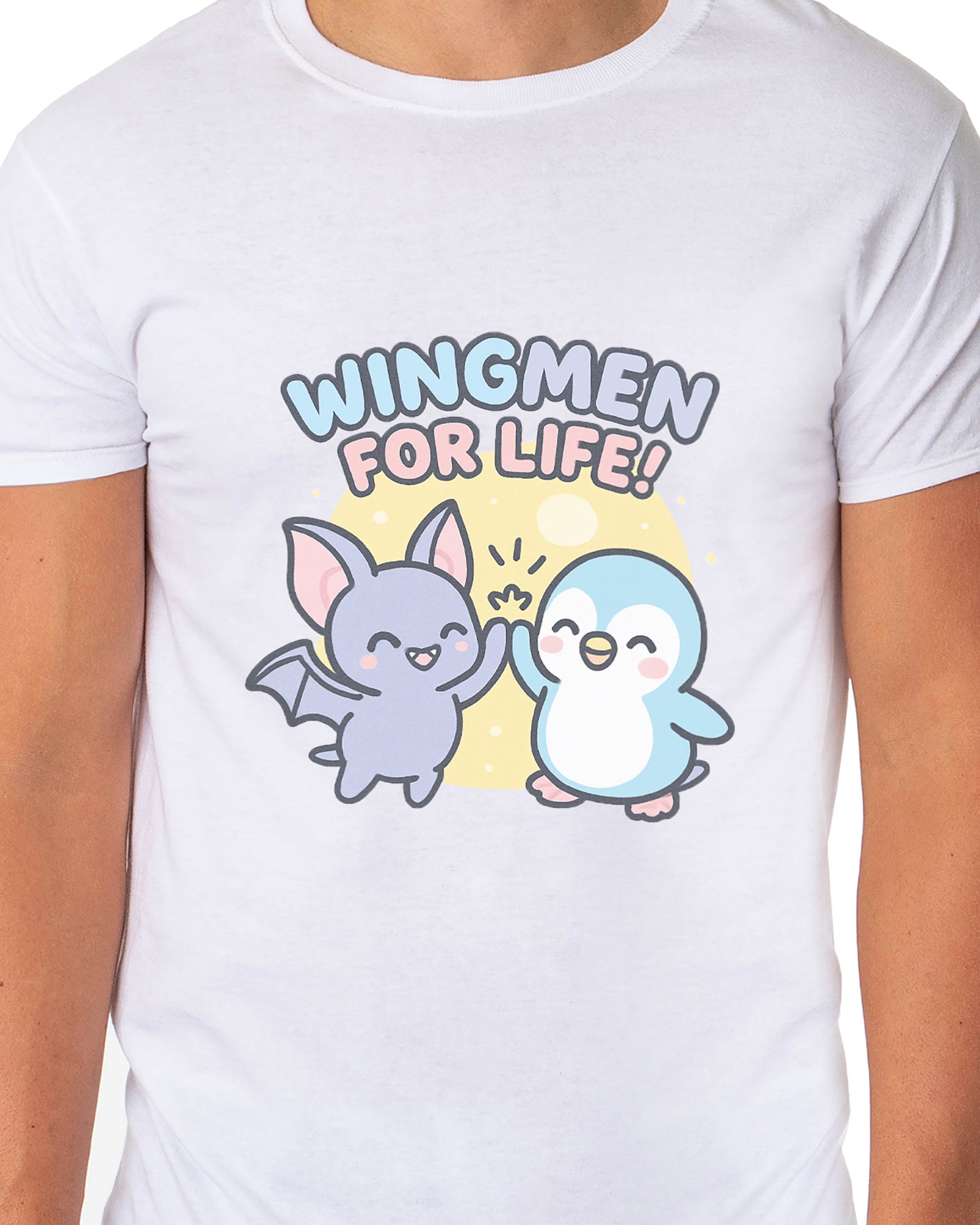 PJammy Halloween T-Shirt Men's Wingman For Life Short Sleeve Tee