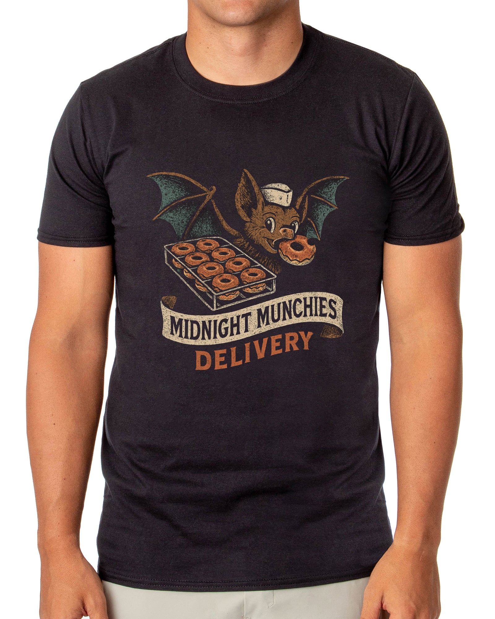 PJammy Halloween T-Shirt Men's Midnight Munchies Short Sleeve Tee
