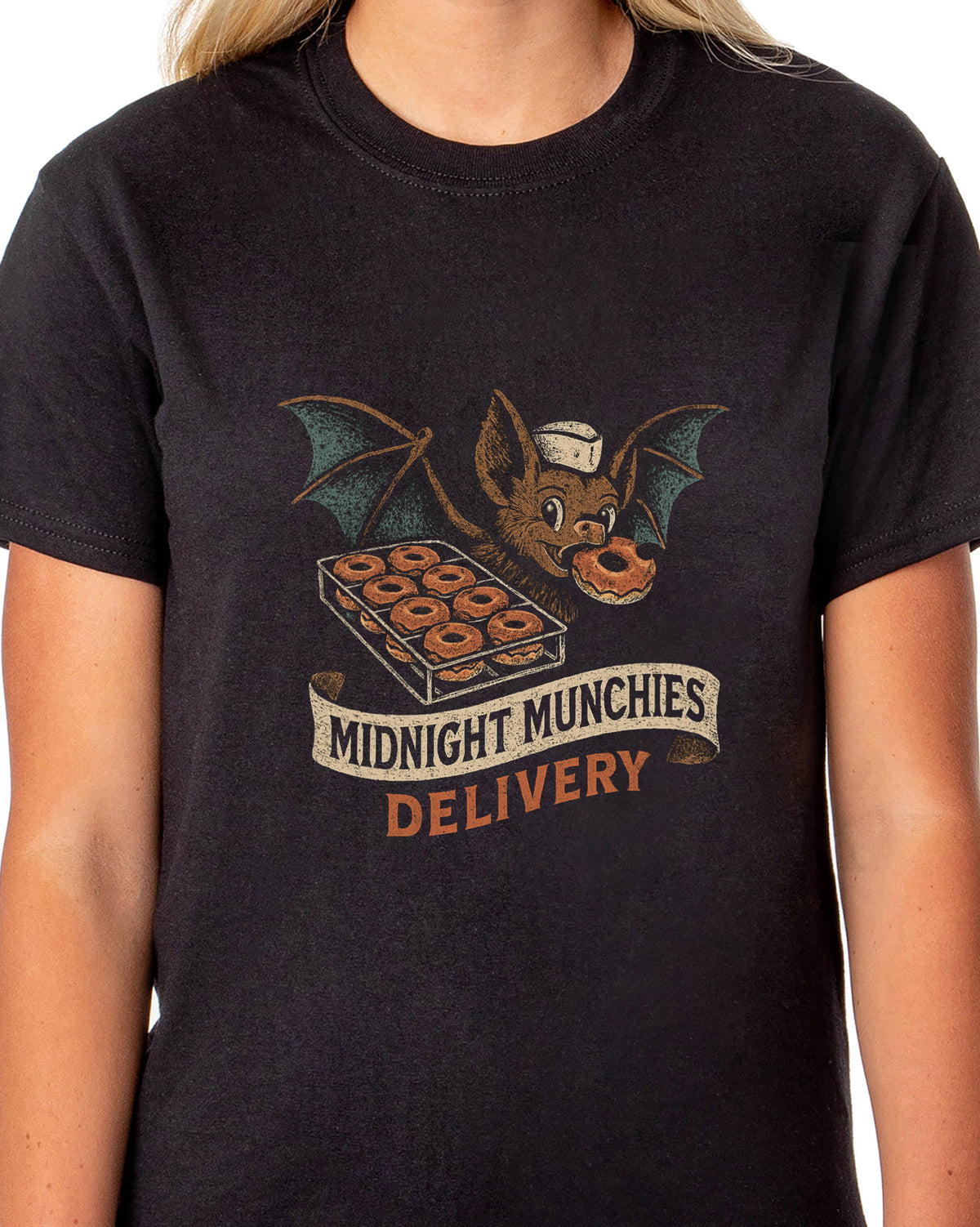 PJammy Halloween T-Shirt Women's Midnight Delivery Short Sleeve Tee