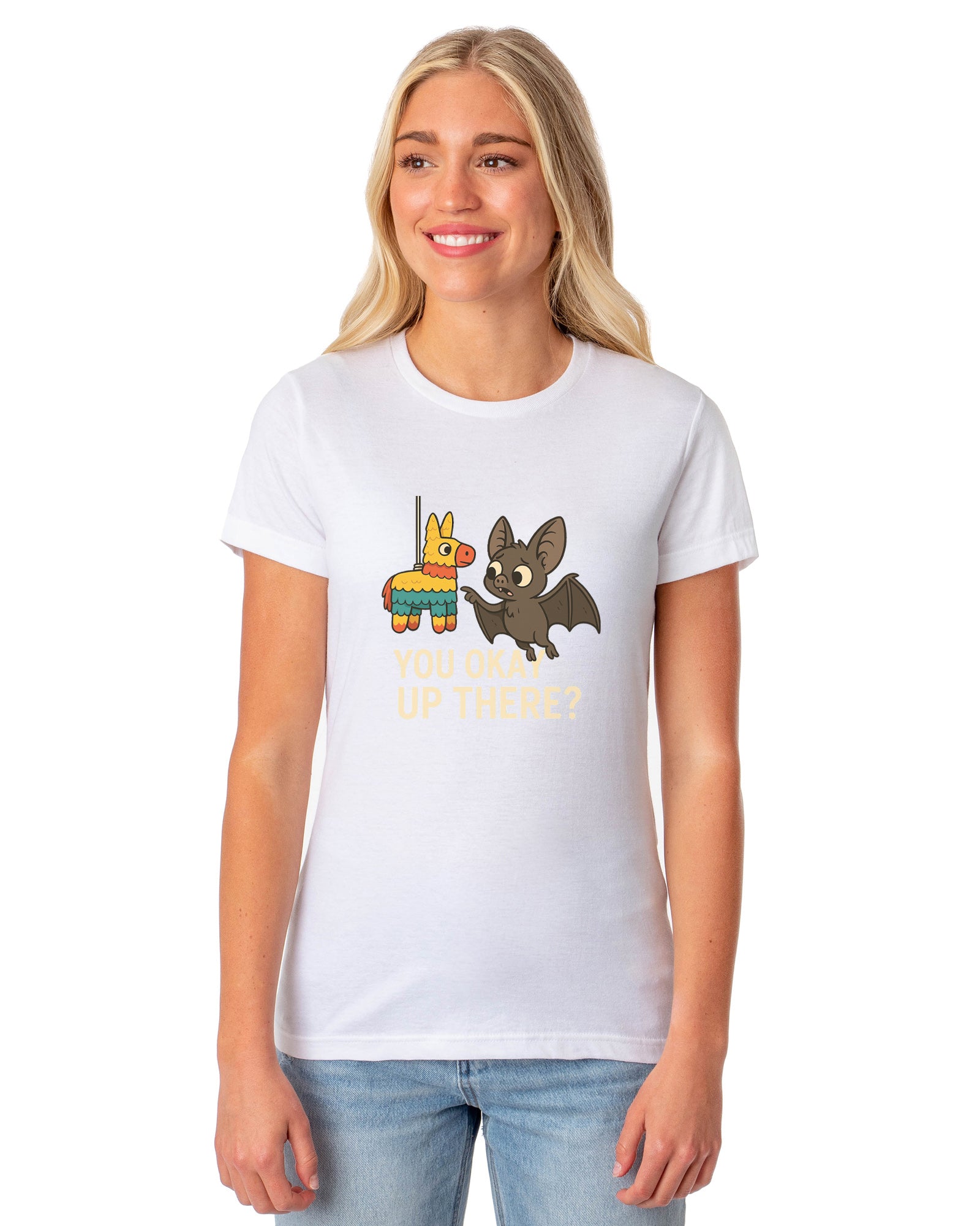 PJammy Halloween T-Shirt Women's You Okay Short Sleeve Tee