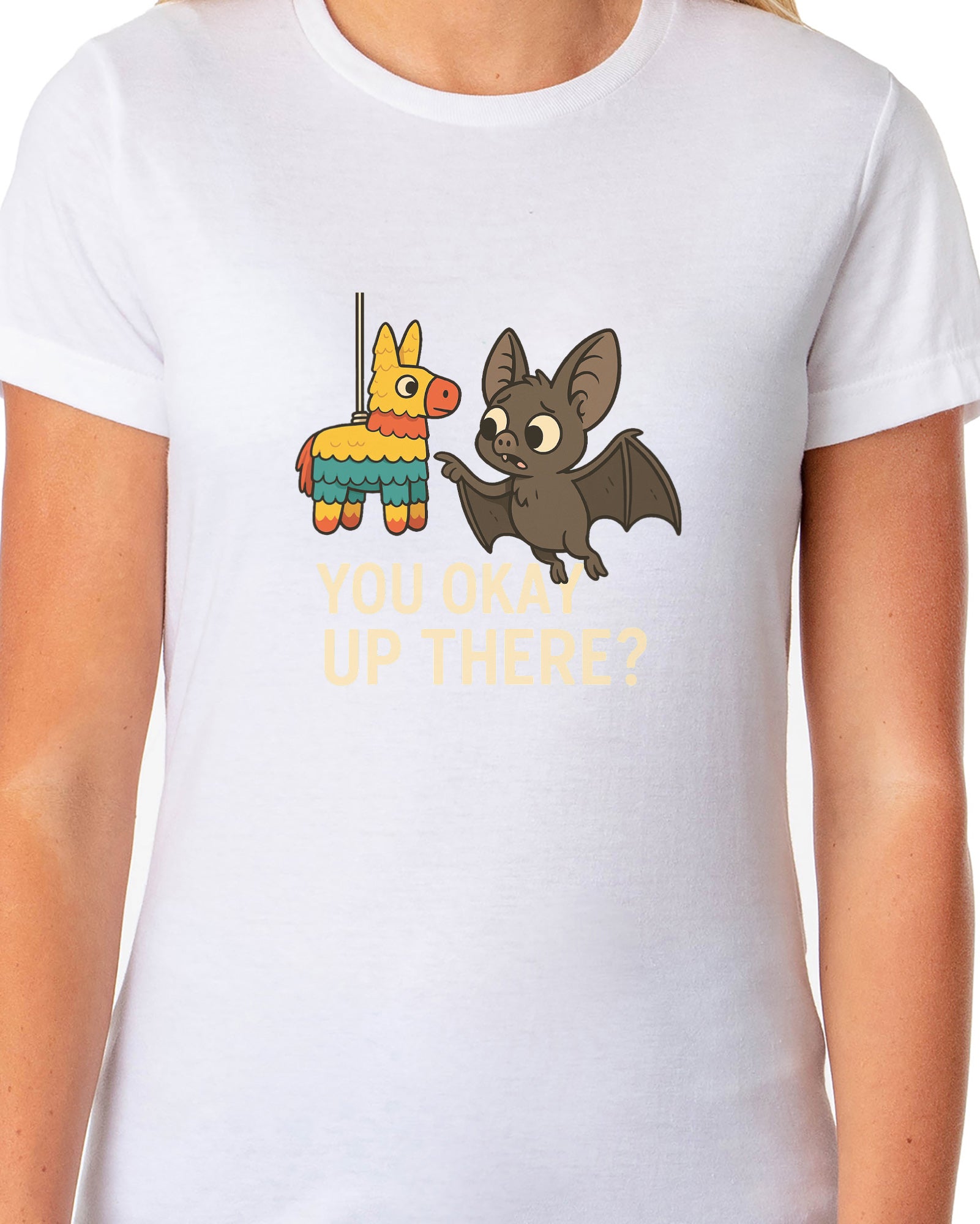 PJammy Halloween T-Shirt Women's You Okay Short Sleeve Tee