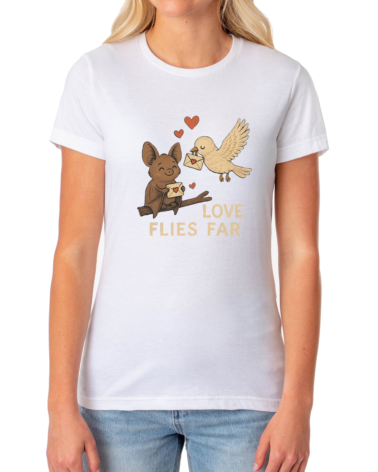 PJammy Halloween T-Shirt Women's Love Letters Short Sleeve Tee