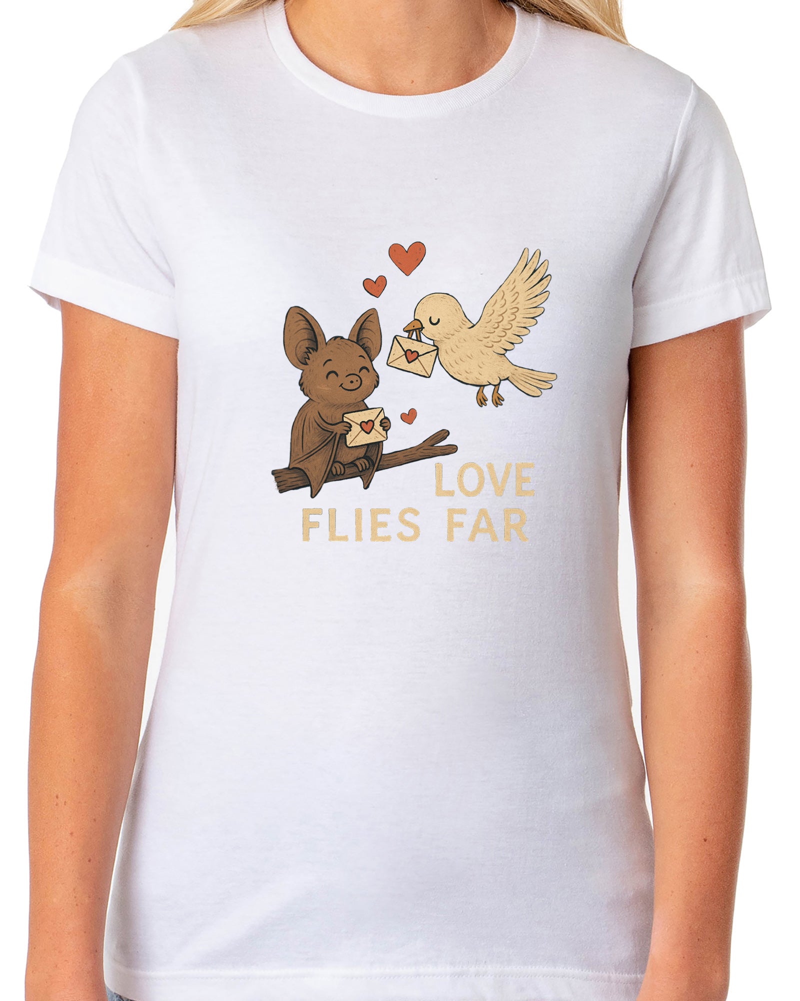 PJammy Halloween T-Shirt Women's Love Letters Short Sleeve Tee