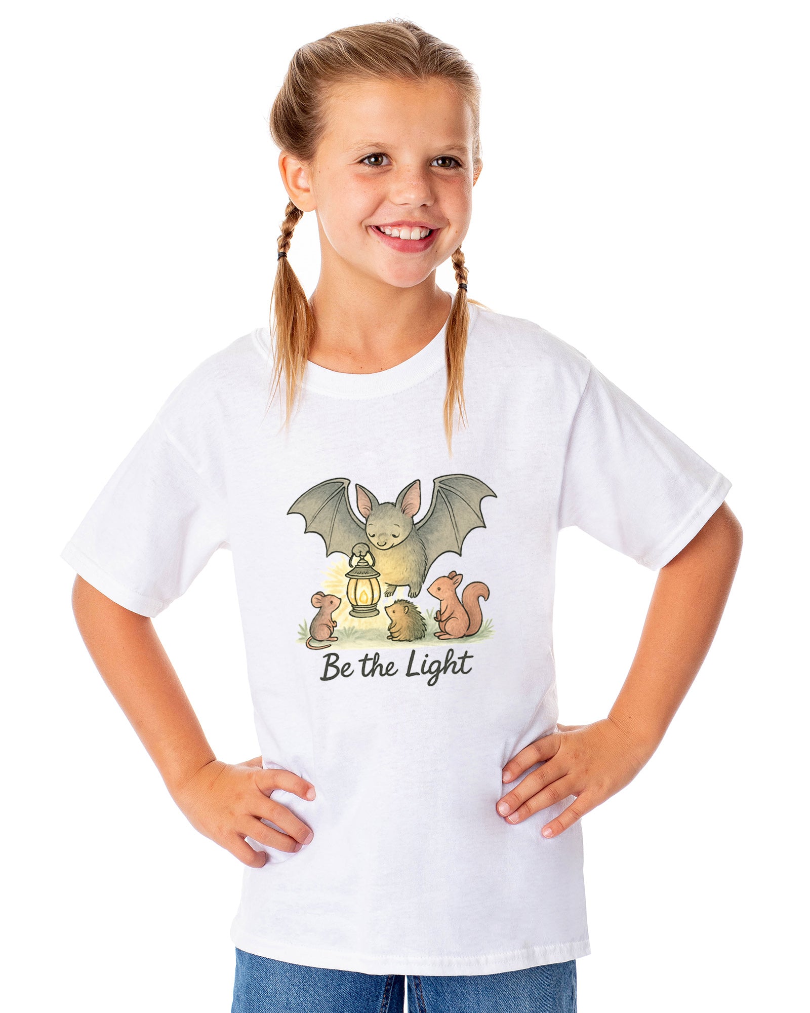 PJammy Halloween T-Shirt Boys' Be The Light Short Sleeve Tee