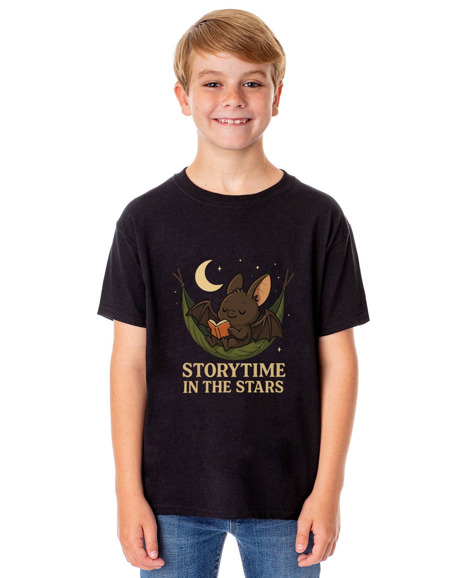 PJammy Halloween T-Shirt Boys' Storytime In The Stars Short Sleeve Tee