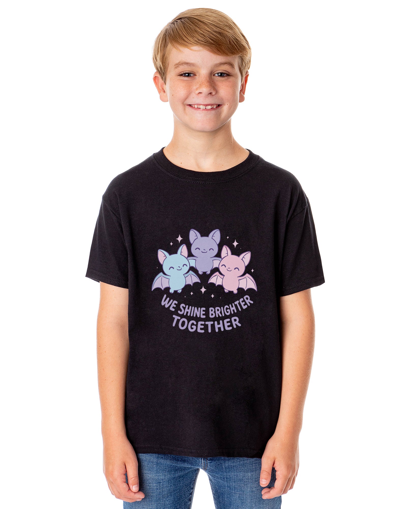PJammy Halloween T-Shirt Boys' Brighter Together Short Sleeve Tee