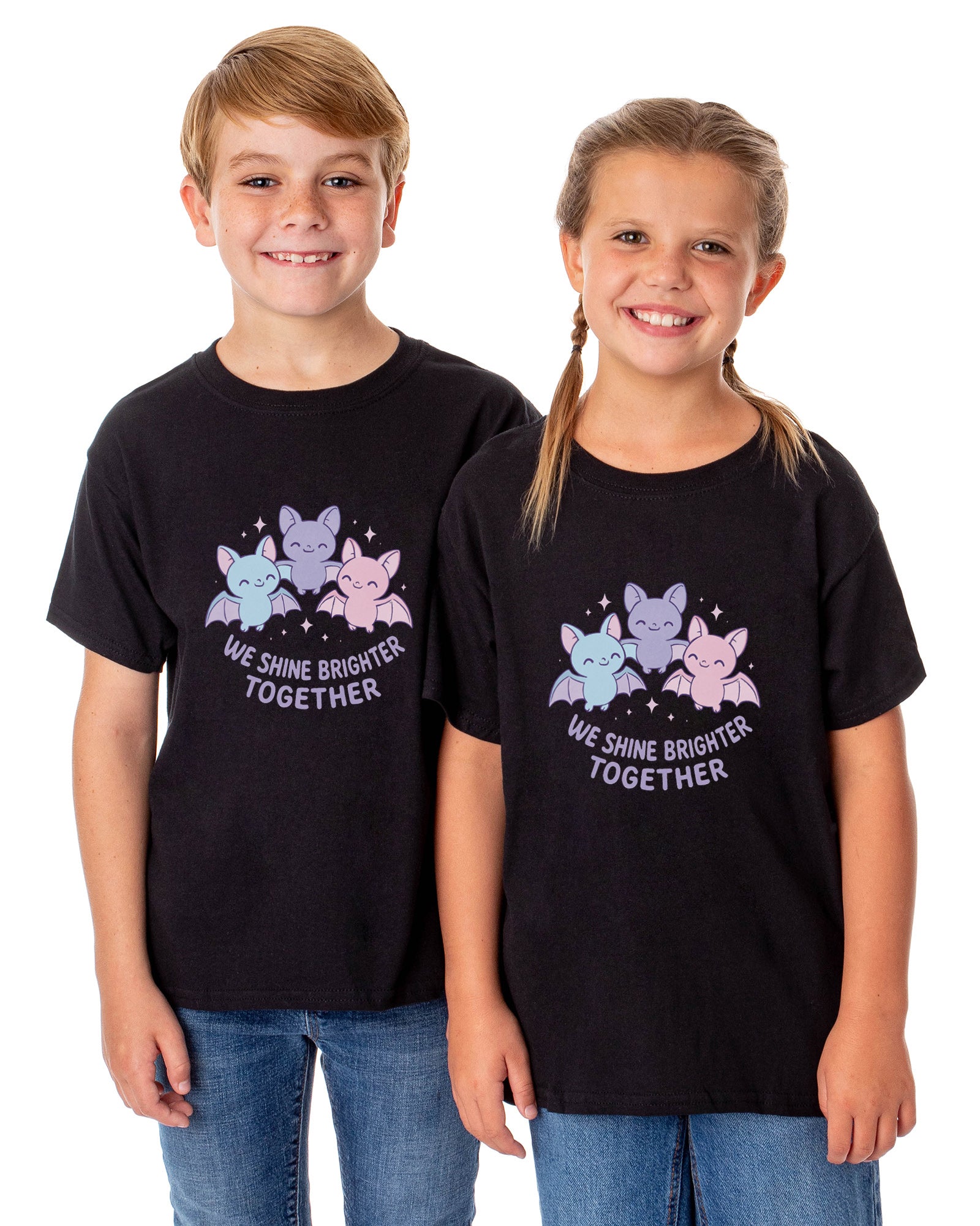 PJammy Halloween T-Shirt Boys' Brighter Together Short Sleeve Tee