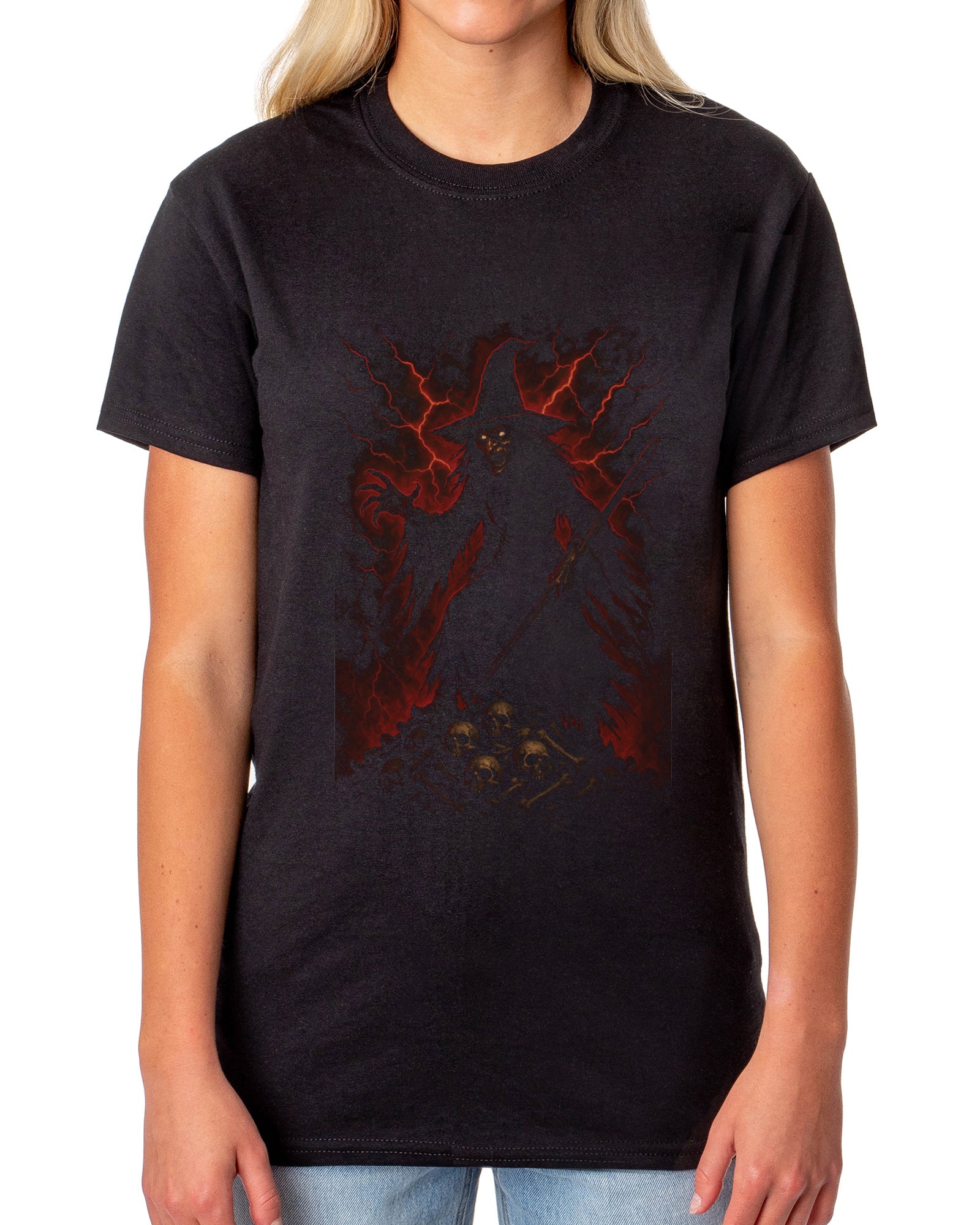 PJammy Halloween T-Shirt Women's Witch Storm Short Sleeve Tee