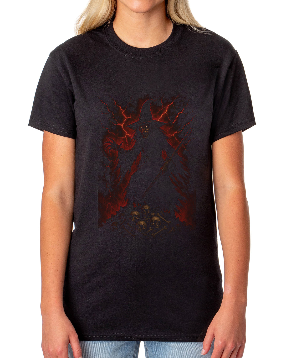 PJammy Halloween T-Shirt Women's Witch Storm Short Sleeve Tee