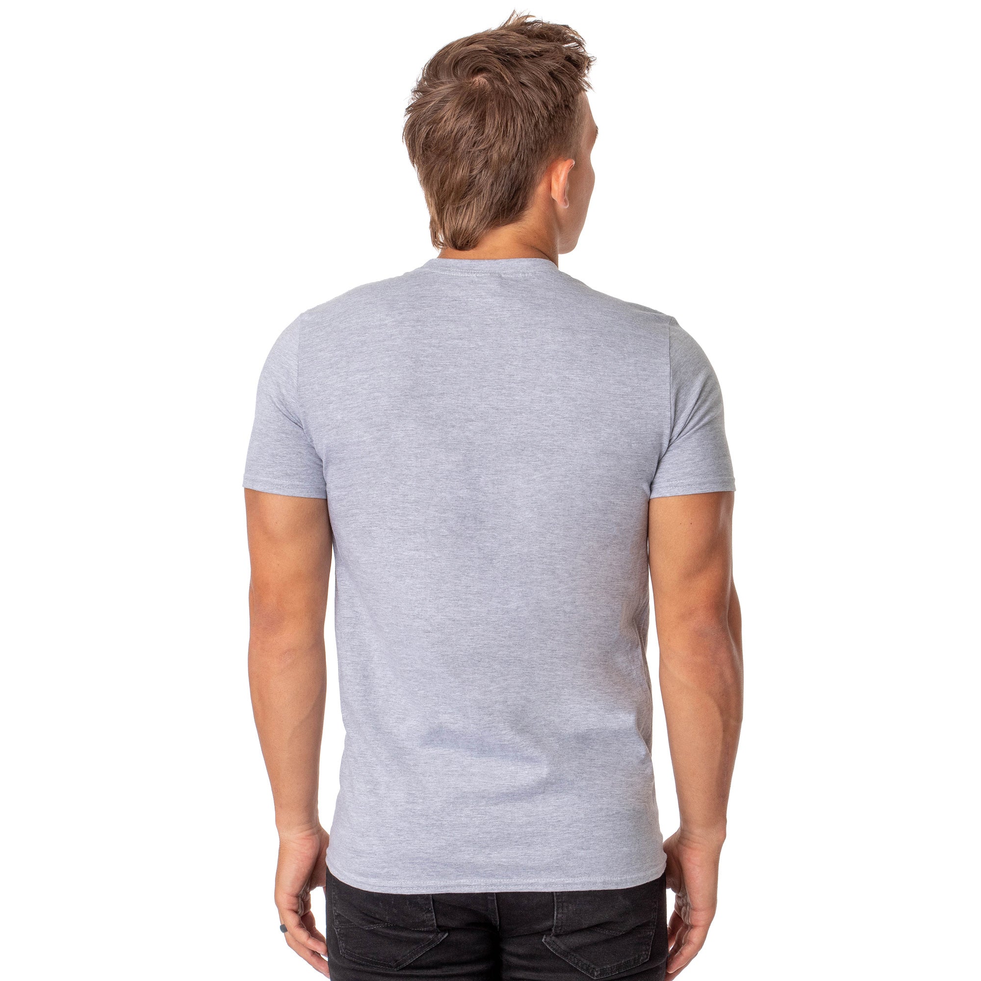 PJammy Halloween T-Shirt Men's Skeleton Witch Short Sleeve Tee