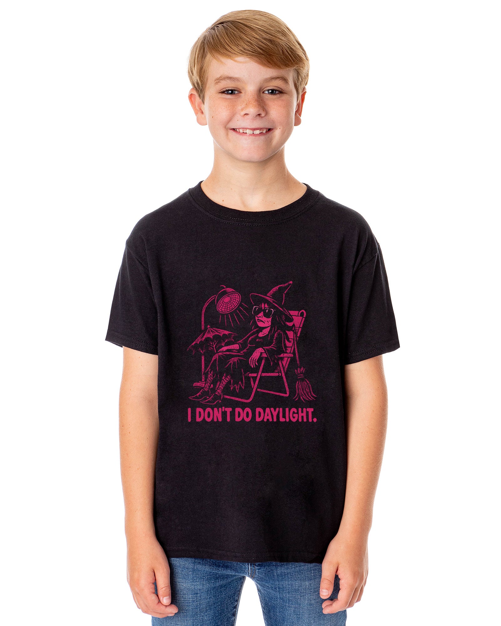 PJammy Halloween T-Shirt Girl's Don't Do Daylight Short Sleeve Tee