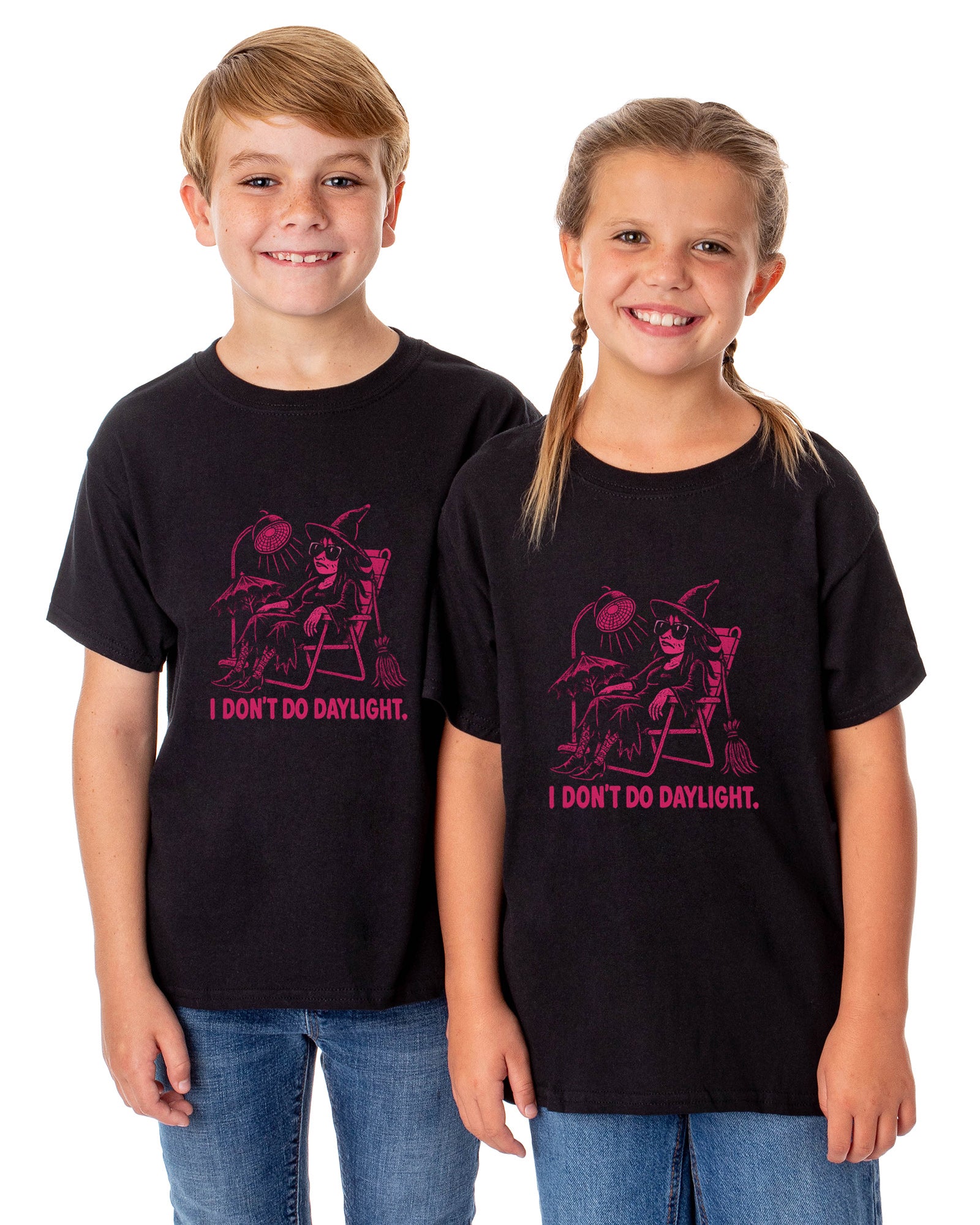 PJammy Halloween T-Shirt Girl's Don't Do Daylight Short Sleeve Tee