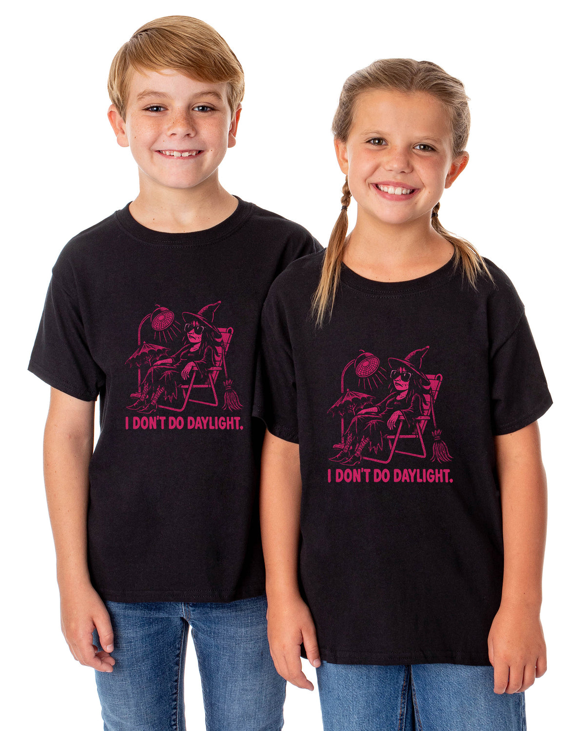 PJammy Halloween T-Shirt Girl's Don't Do Daylight Short Sleeve Tee