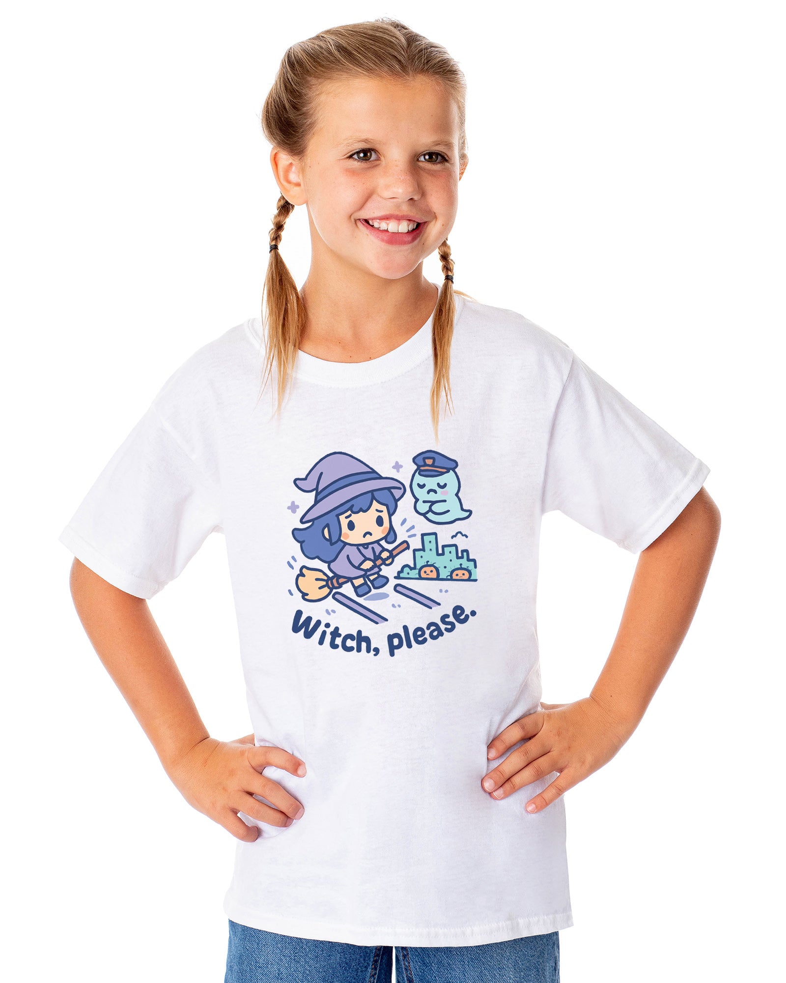 PJammy Halloween T-Shirt Girls' Witch Please Short Sleeve Tee