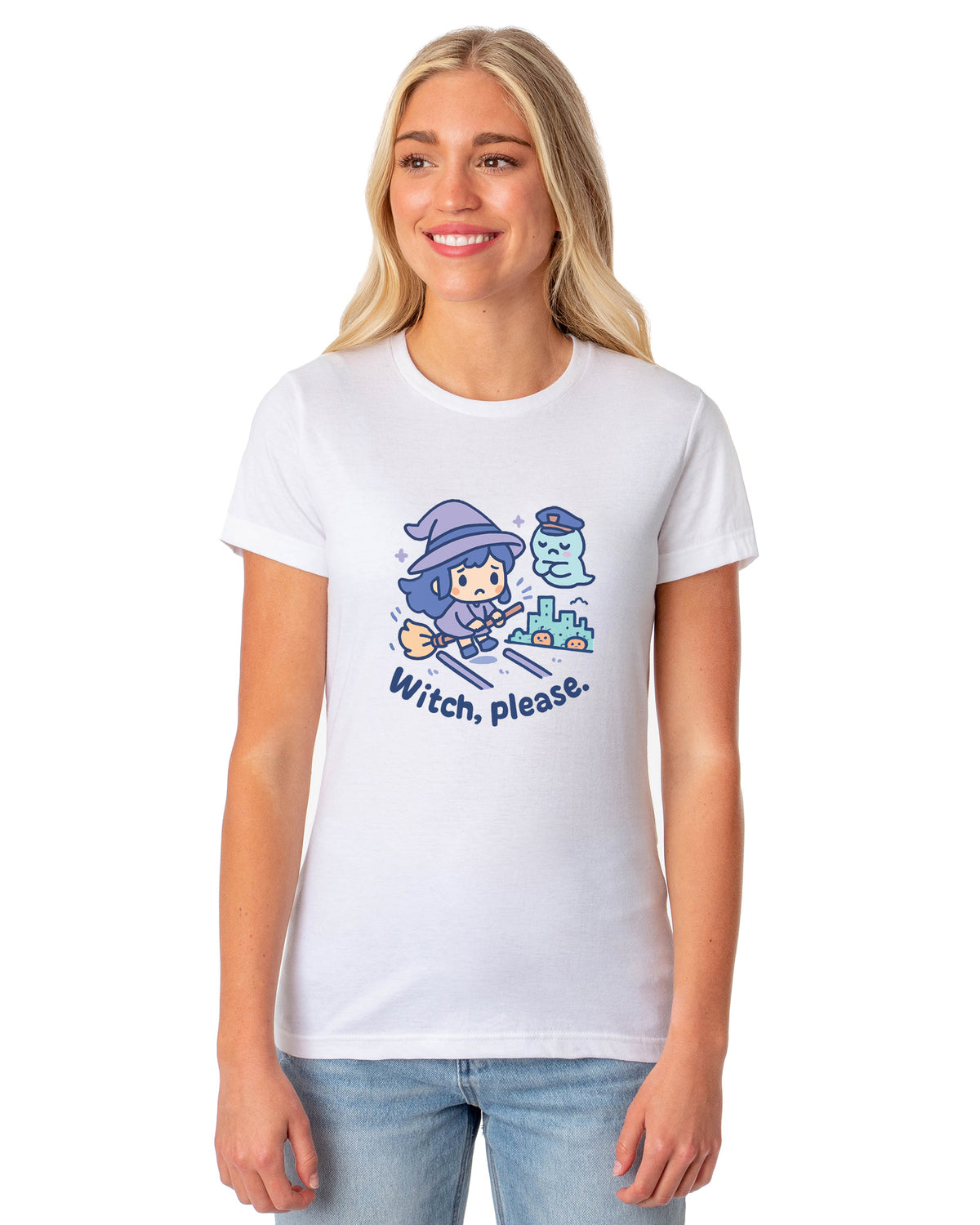 PJammy Halloween T-Shirt Women's Witch Please Short Sleeve Tee