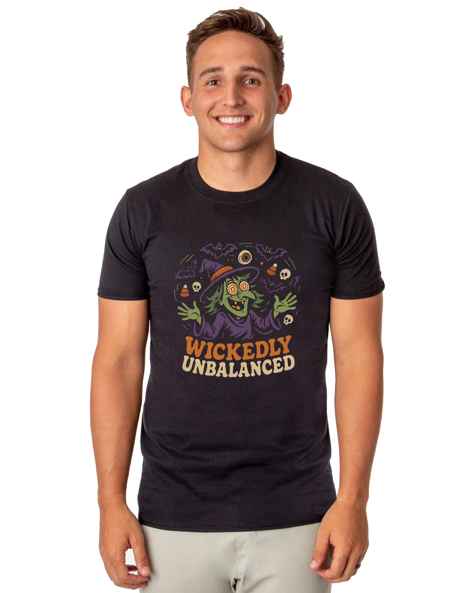 PJammy Wickedly Unbalanced Witch Men's Short-Sleeve T-Shirt