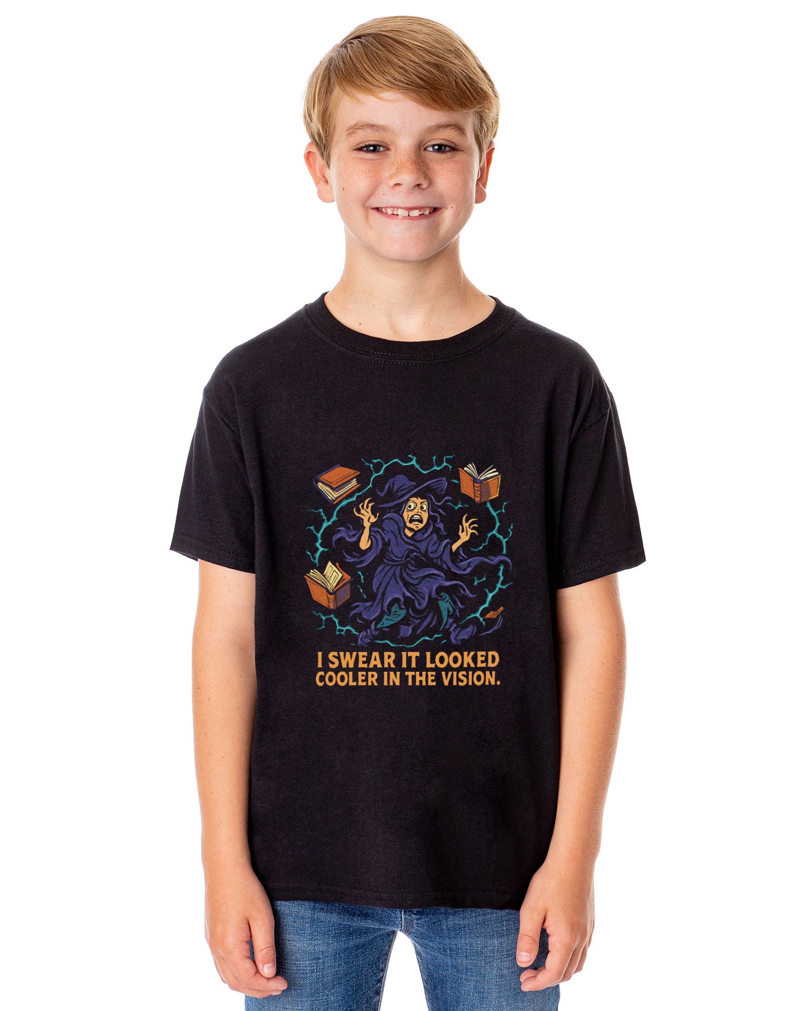 PJammy Halloween T-Shirt Boys' Looked Cooler in Vision Short Sleeve Tee