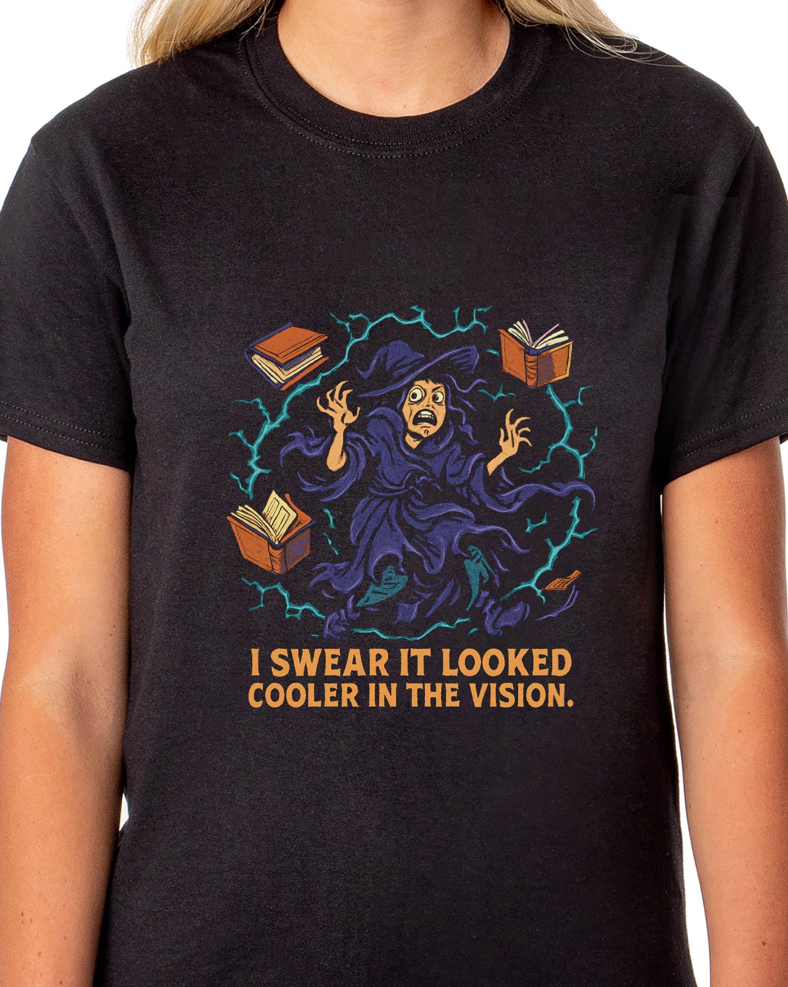 PJammy Halloween T-Shirt Women's Swirling Spells Short Sleeve Tee