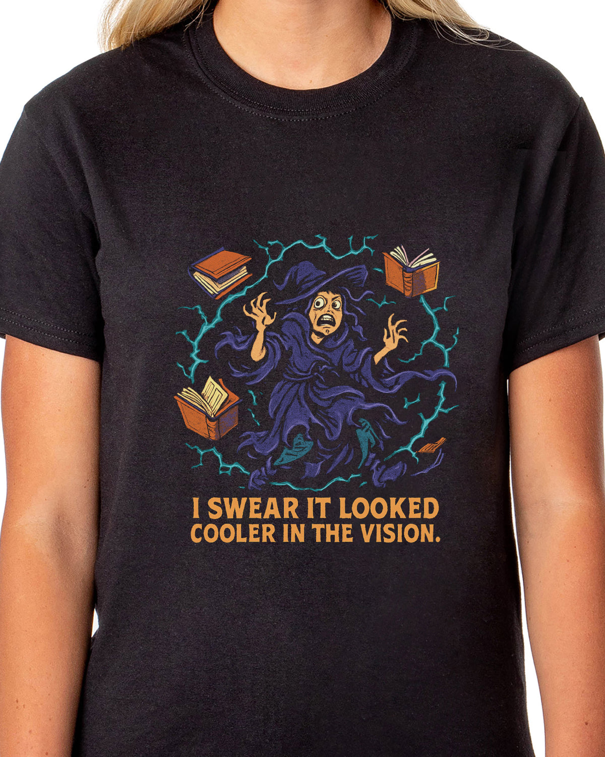 PJammy Halloween T-Shirt Women's Swirling Spells Short Sleeve Tee